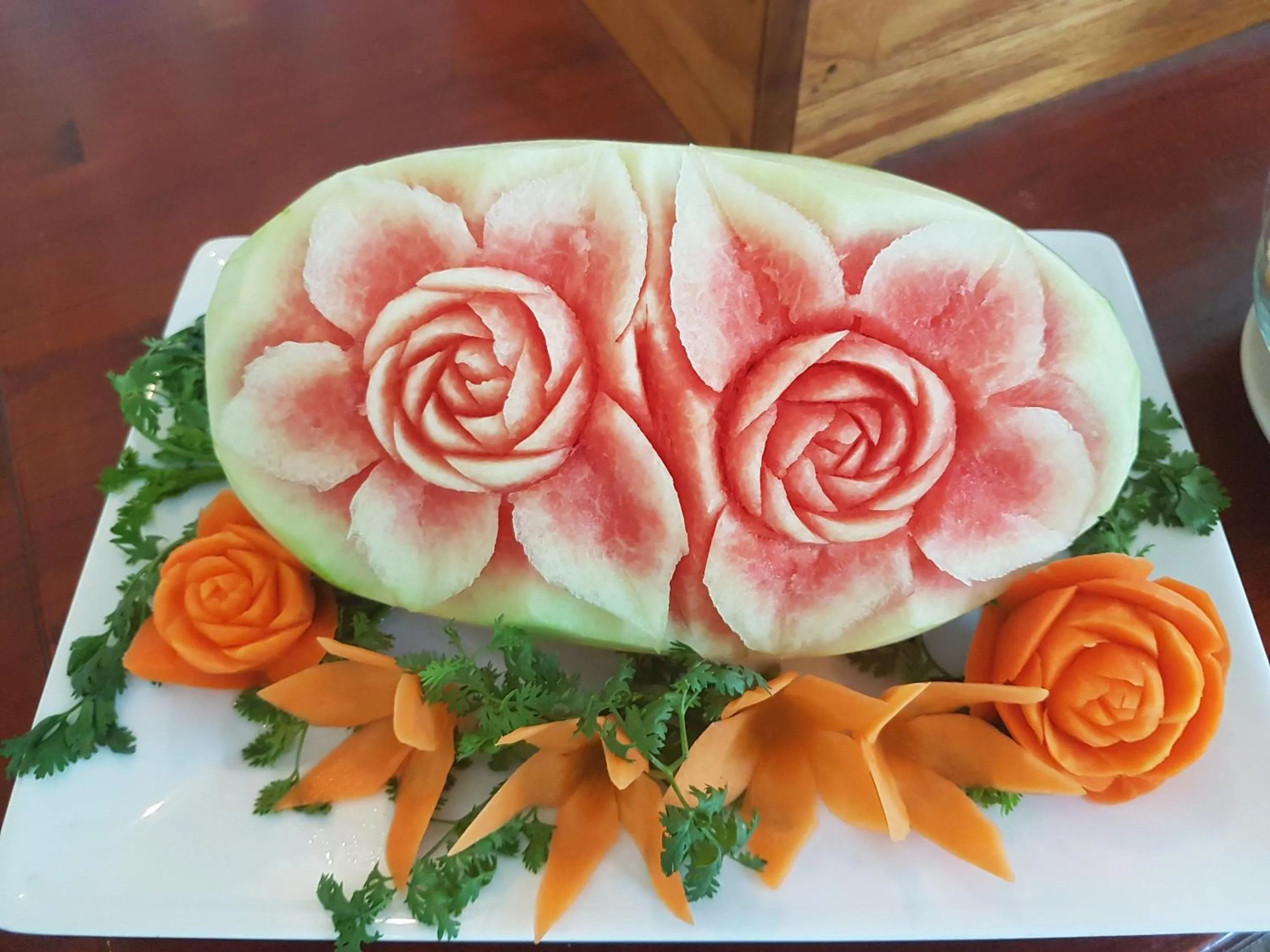 Continental breakfast in Hong Bin Bungalow