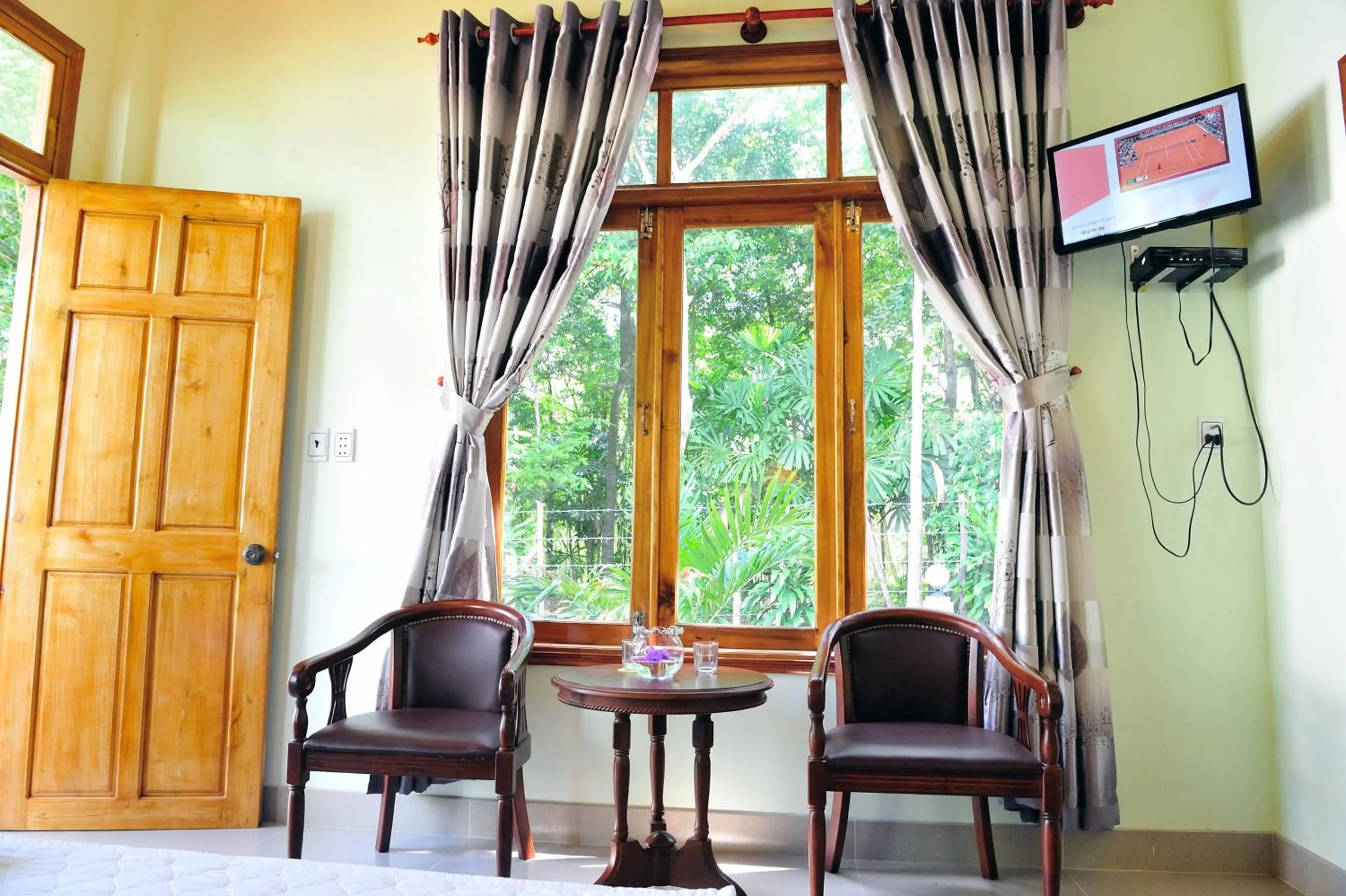 Seating area in Tang Thanh Phat Resort