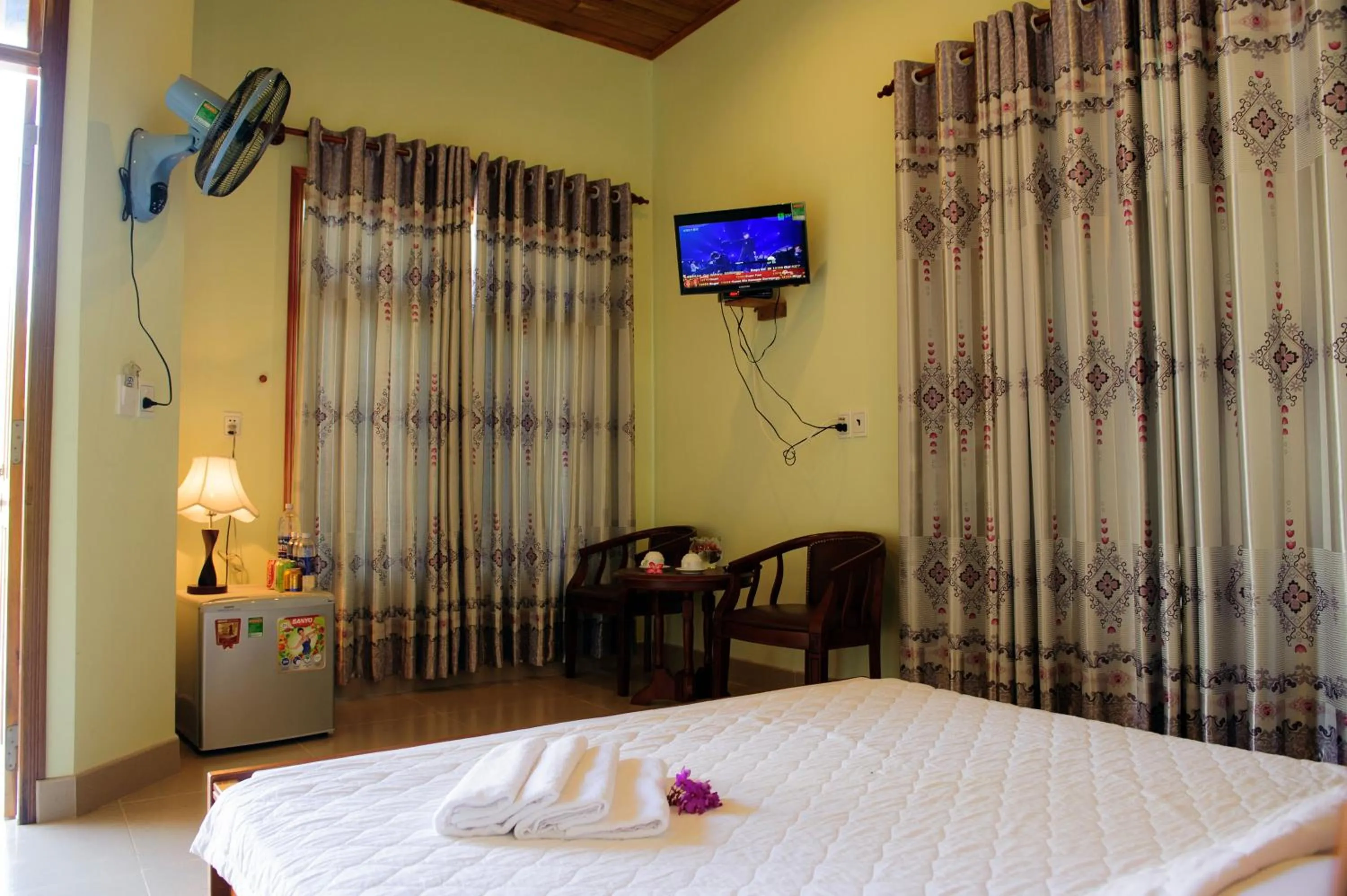 Bed in Tang Thanh Phat Resort