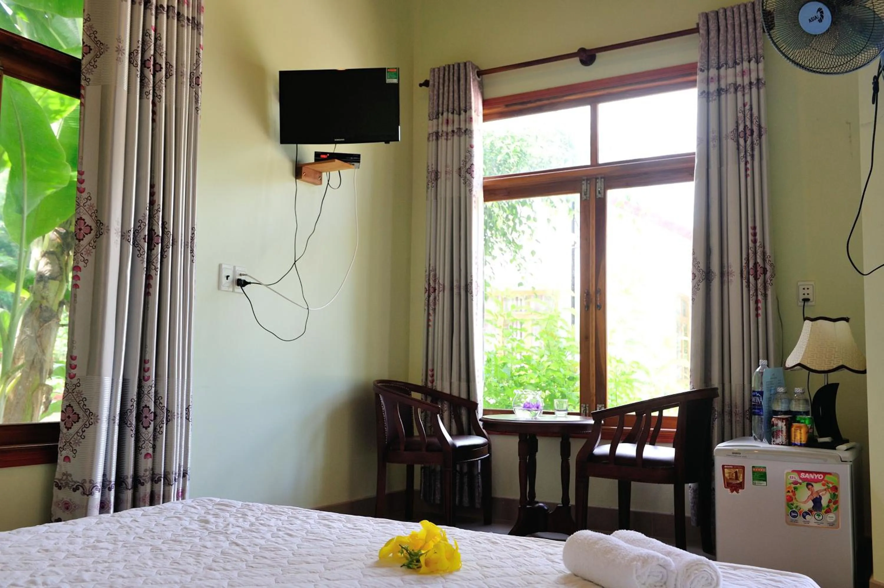 Bed in Tang Thanh Phat Resort