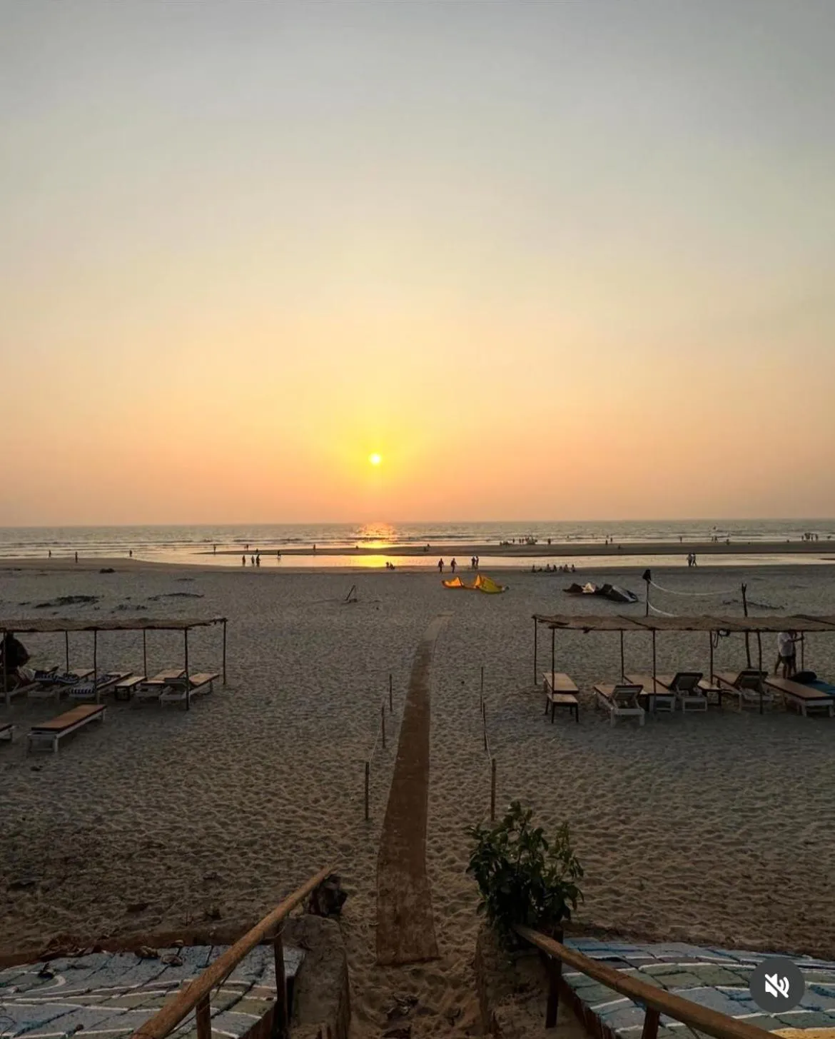 Beach in Casa De Calangute Hotel