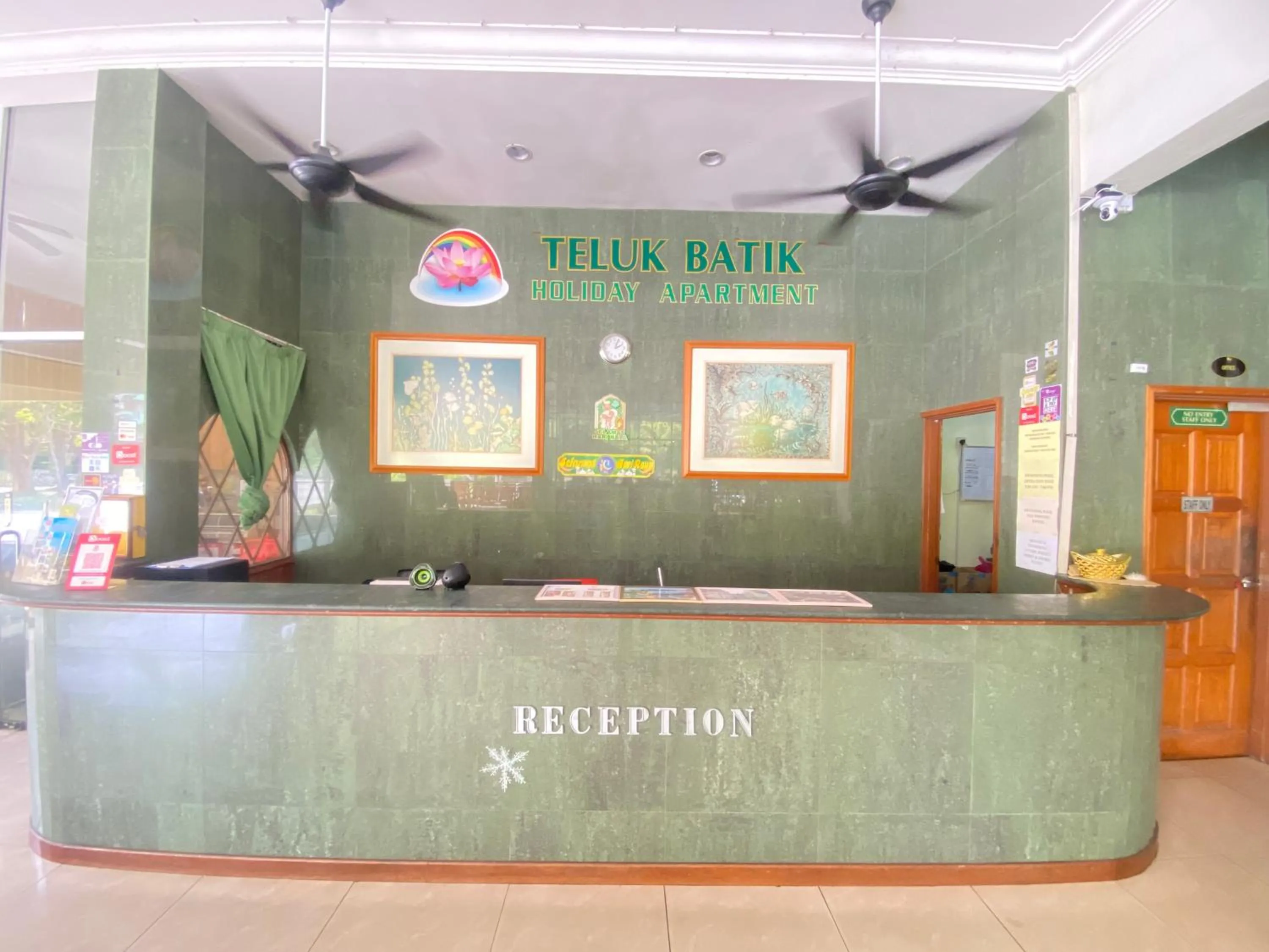 Lobby or reception in Teluk Batik Holiday Apartment