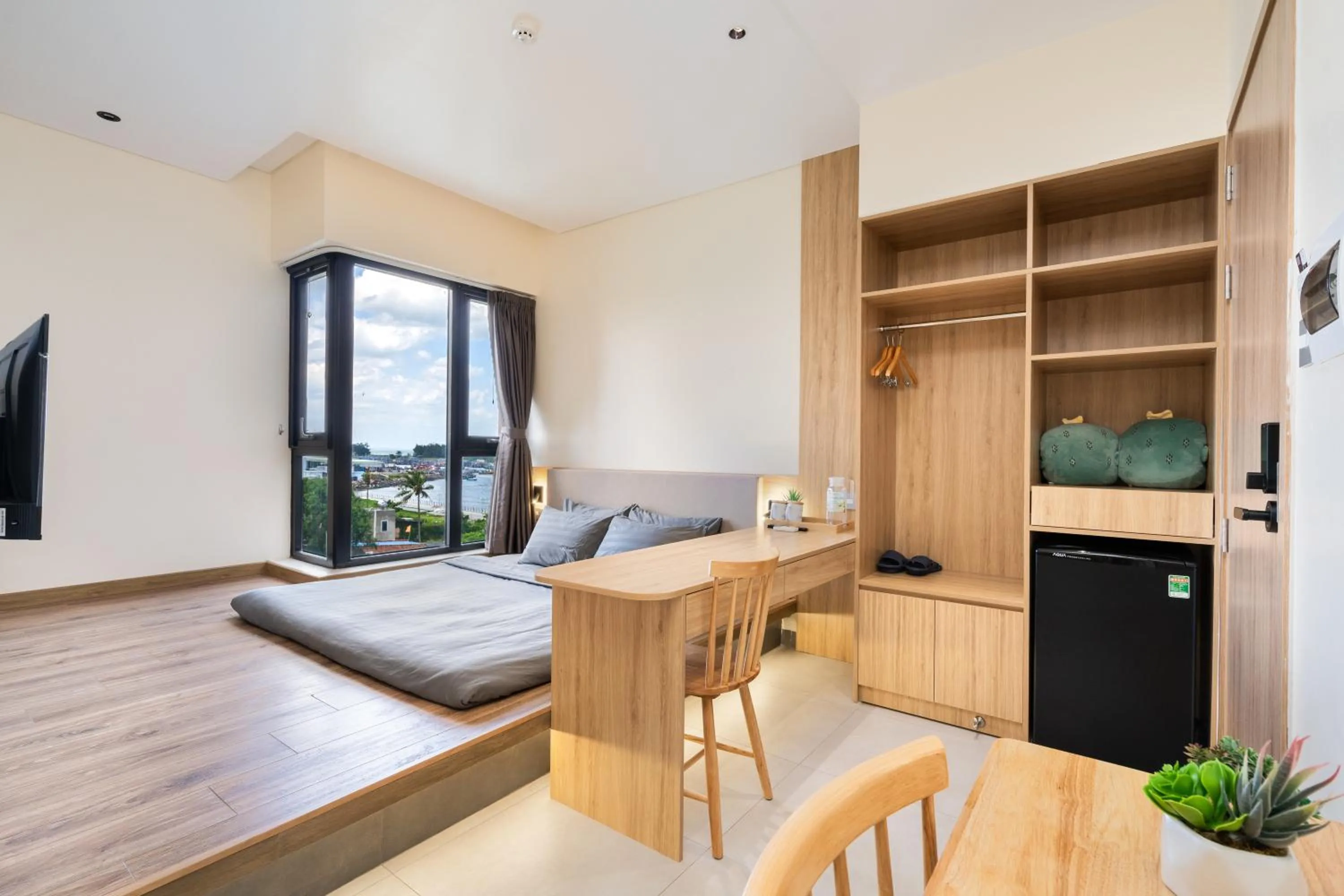 Bed in The Rebirth Apartment Binh Chau Ho Tram