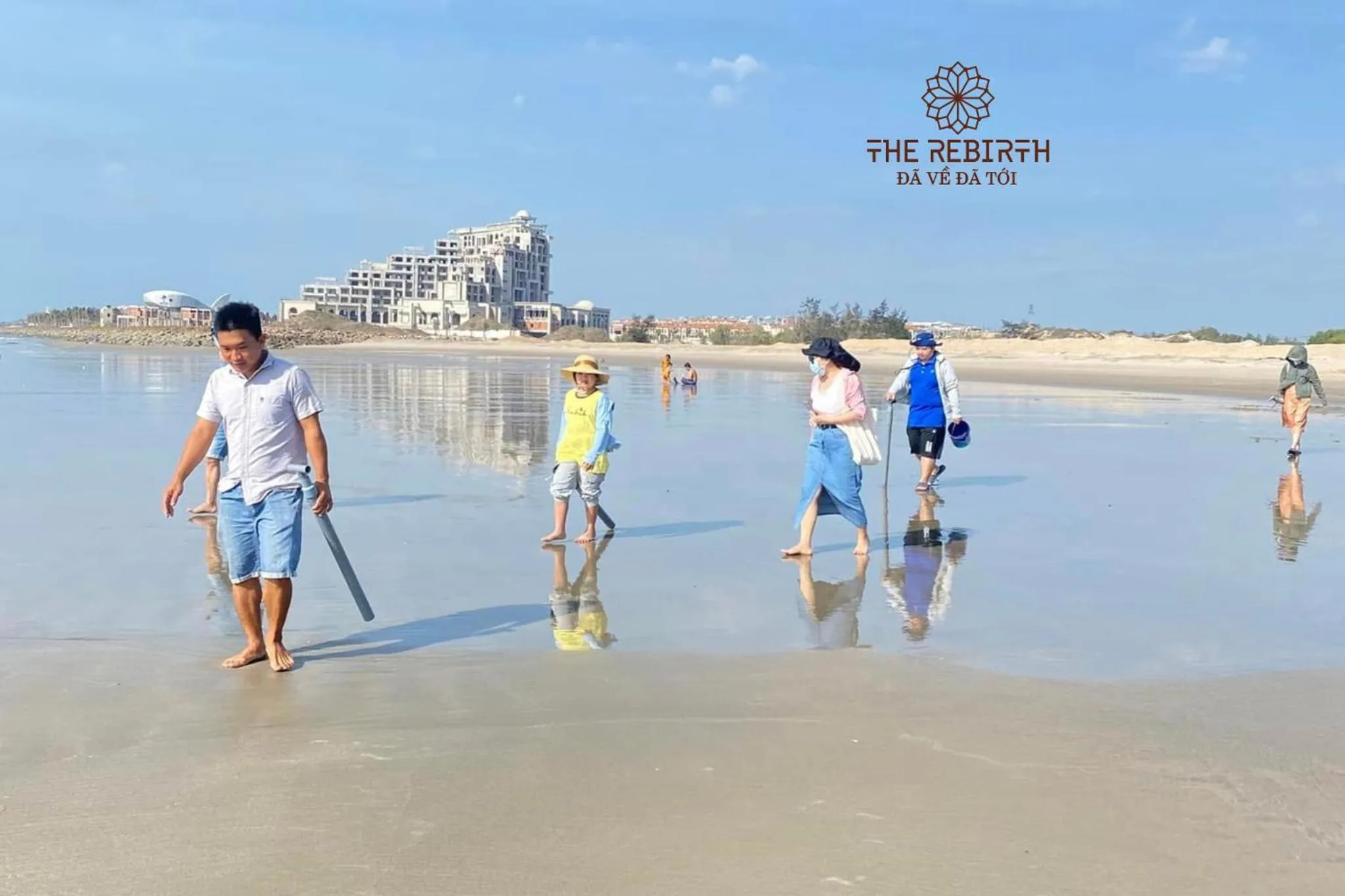 Beach in The Rebirth Apartment Binh Chau Ho Tram