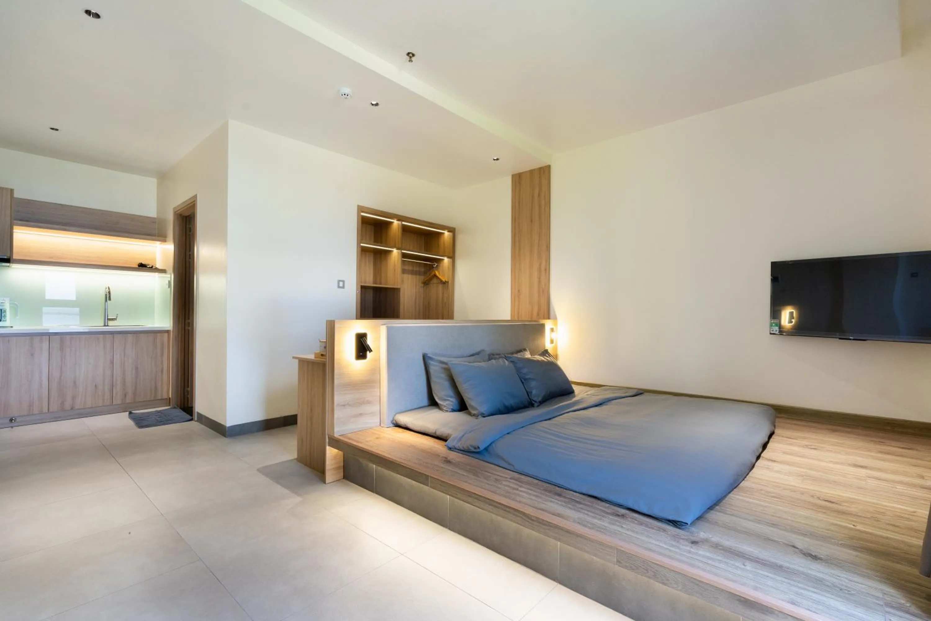 Bedroom, Bed in The Rebirth Apartment Binh Chau Ho Tram