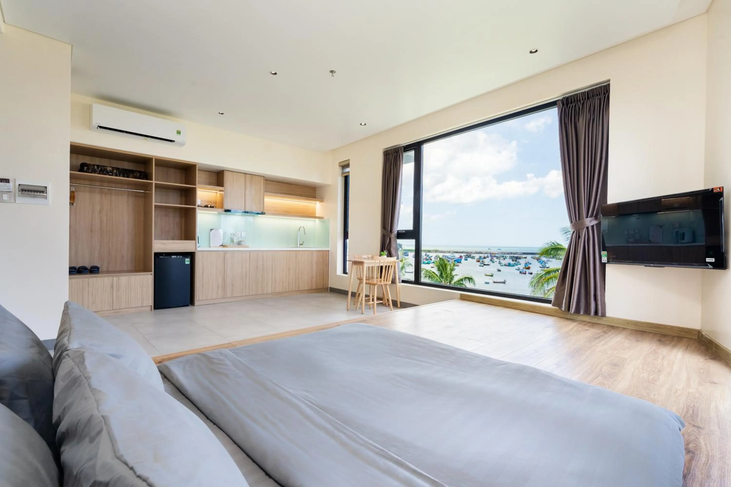 Bed in The Rebirth Apartment Binh Chau Ho Tram