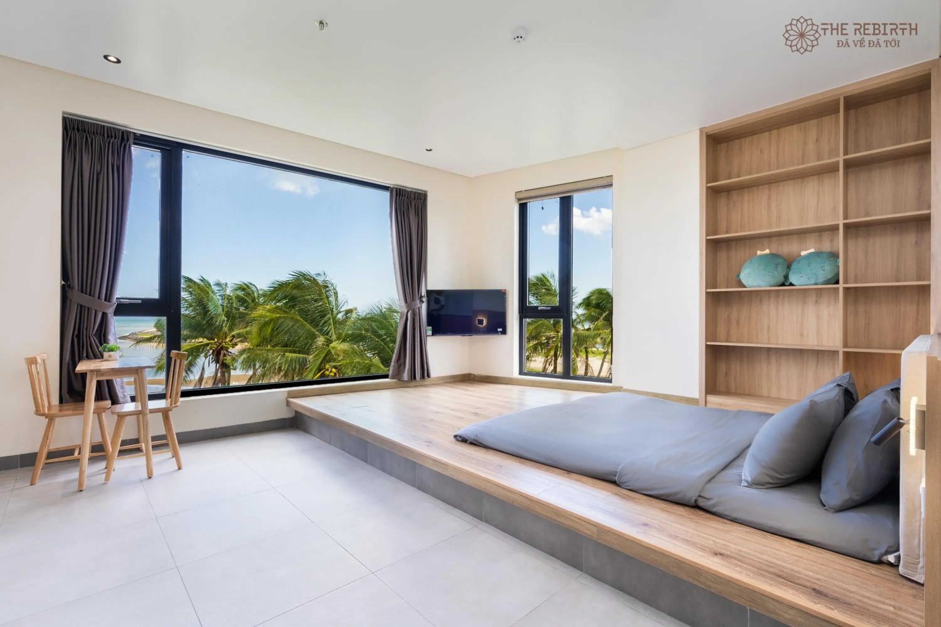 Family Room with Sea View in The Rebirth Apartment Binh Chau Ho Tram