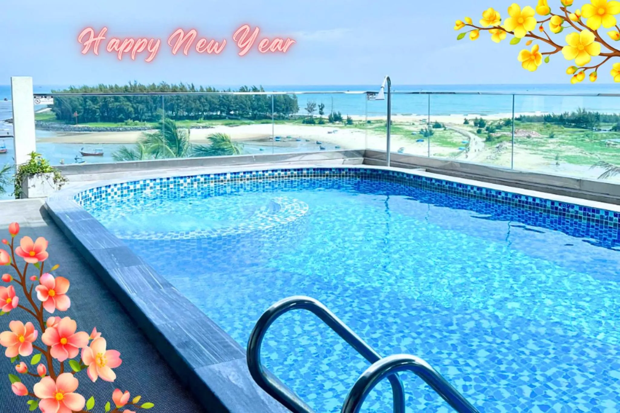 Sea view in The Rebirth Apartment Binh Chau Ho Tram