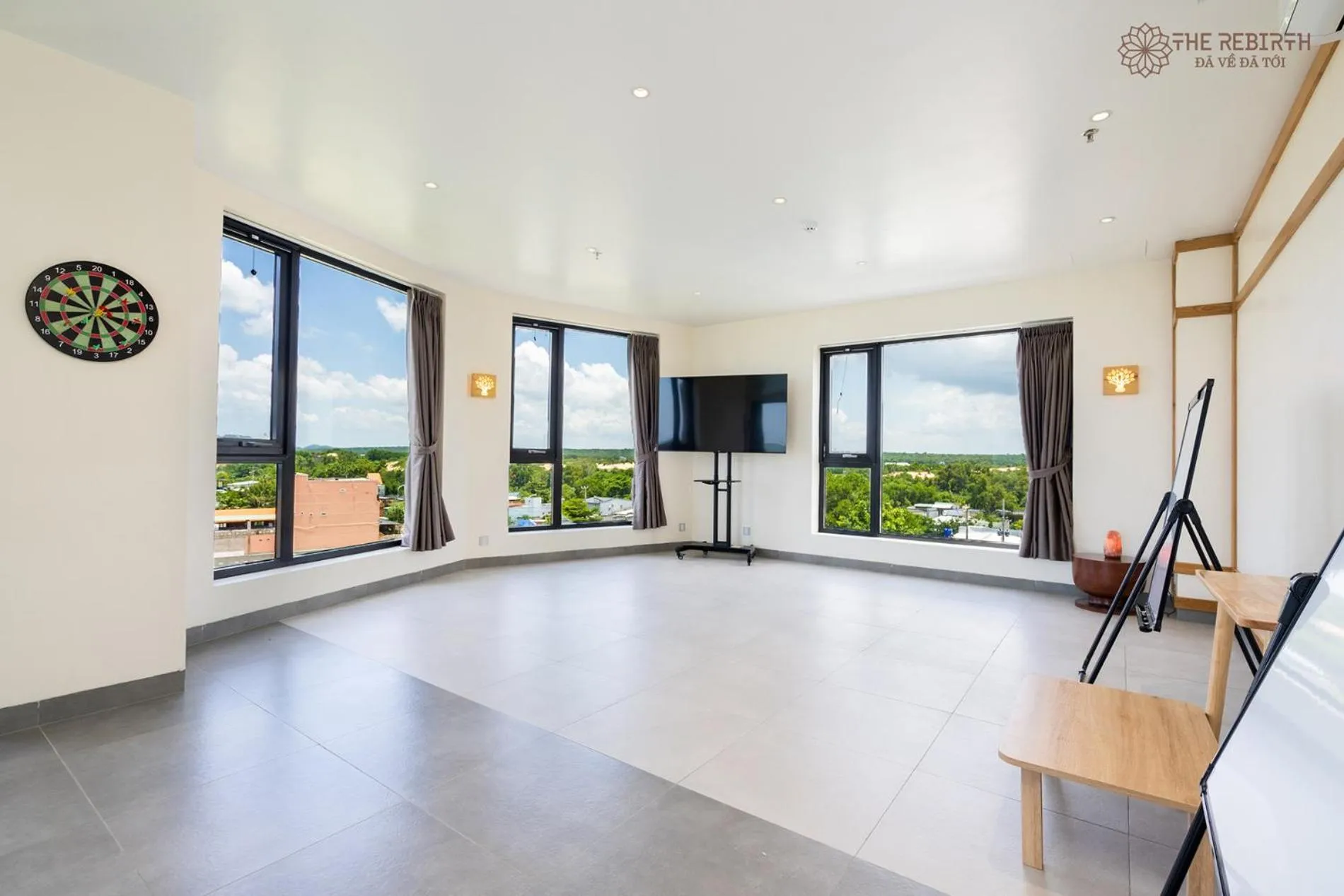 Communal lounge/ TV room in The Rebirth Apartment Binh Chau Ho Tram