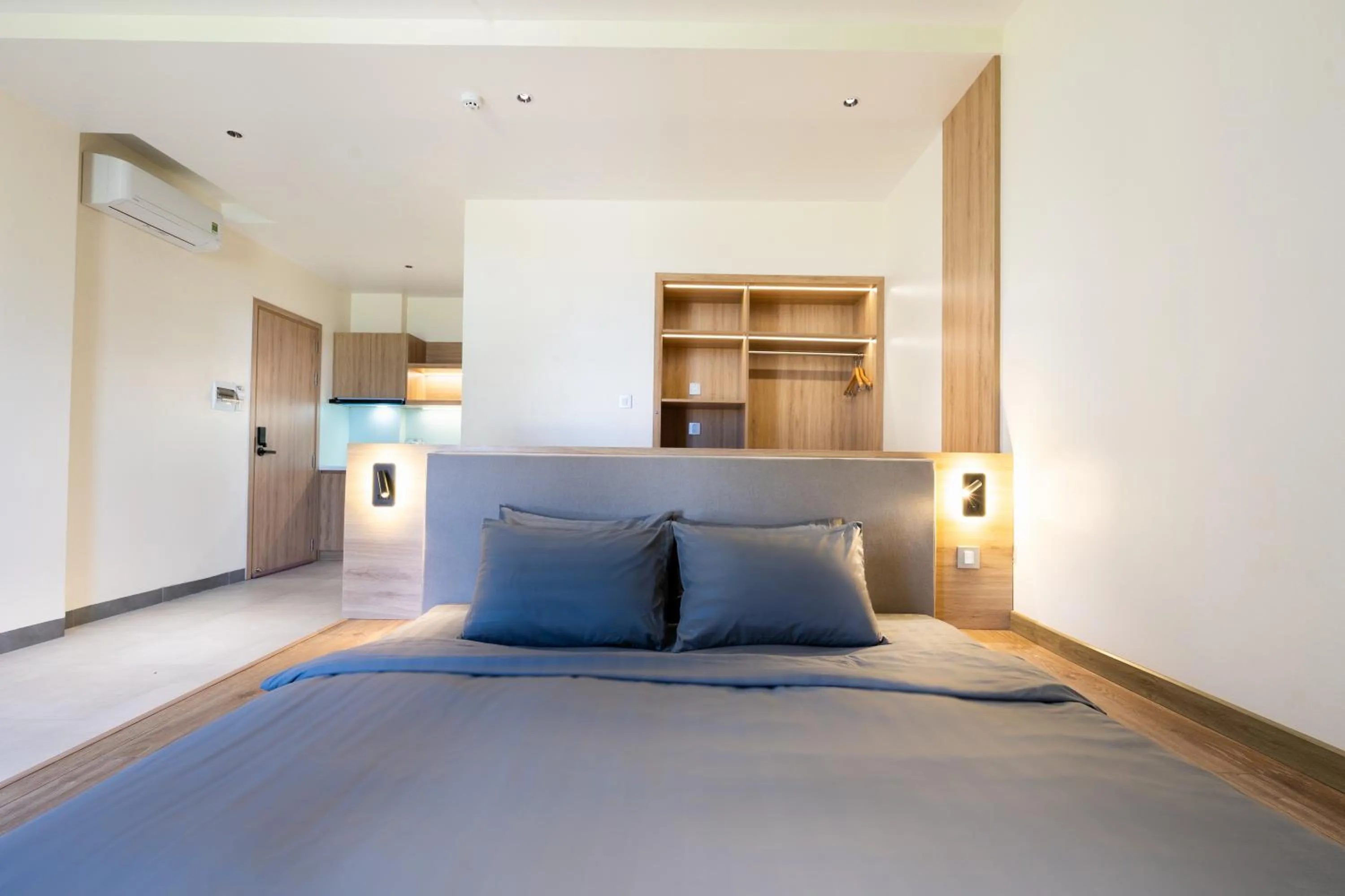 Bed in The Rebirth Apartment Binh Chau Ho Tram