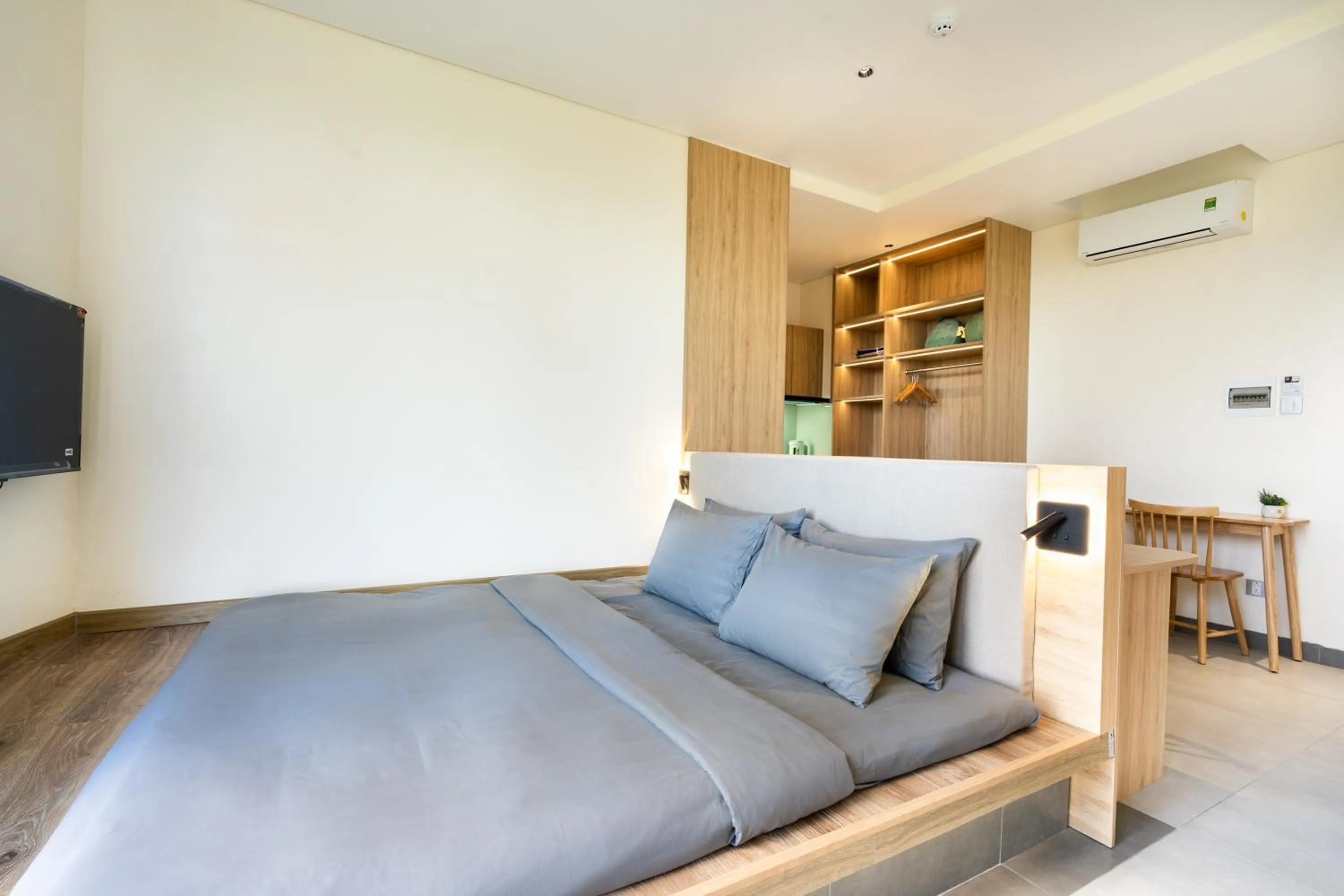 Bed in The Rebirth Apartment Binh Chau Ho Tram