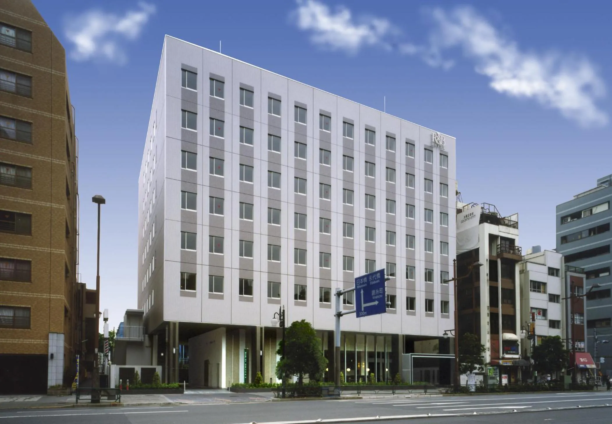 Property building in R&B Hotel Tokyo Toyocho