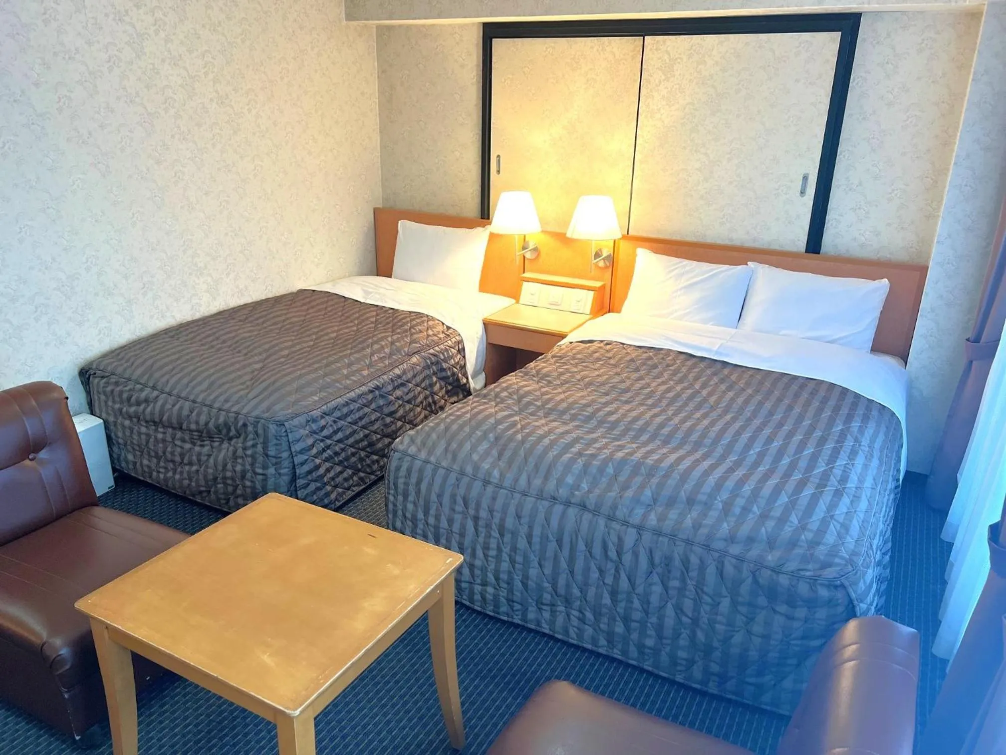 Bed in Business Inn Sennichimae Hotel