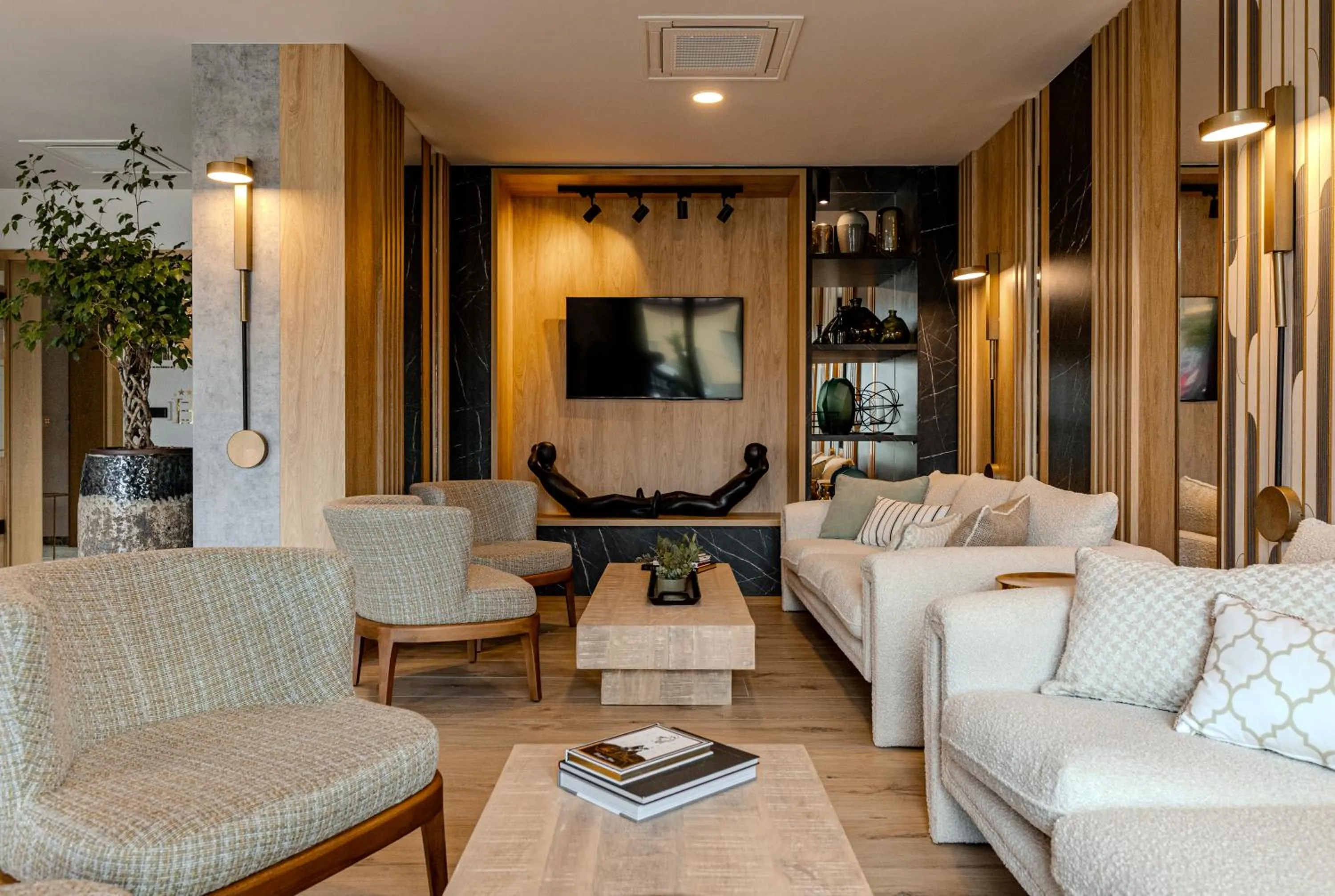 Lobby or reception in Hotel Branco Timisoara