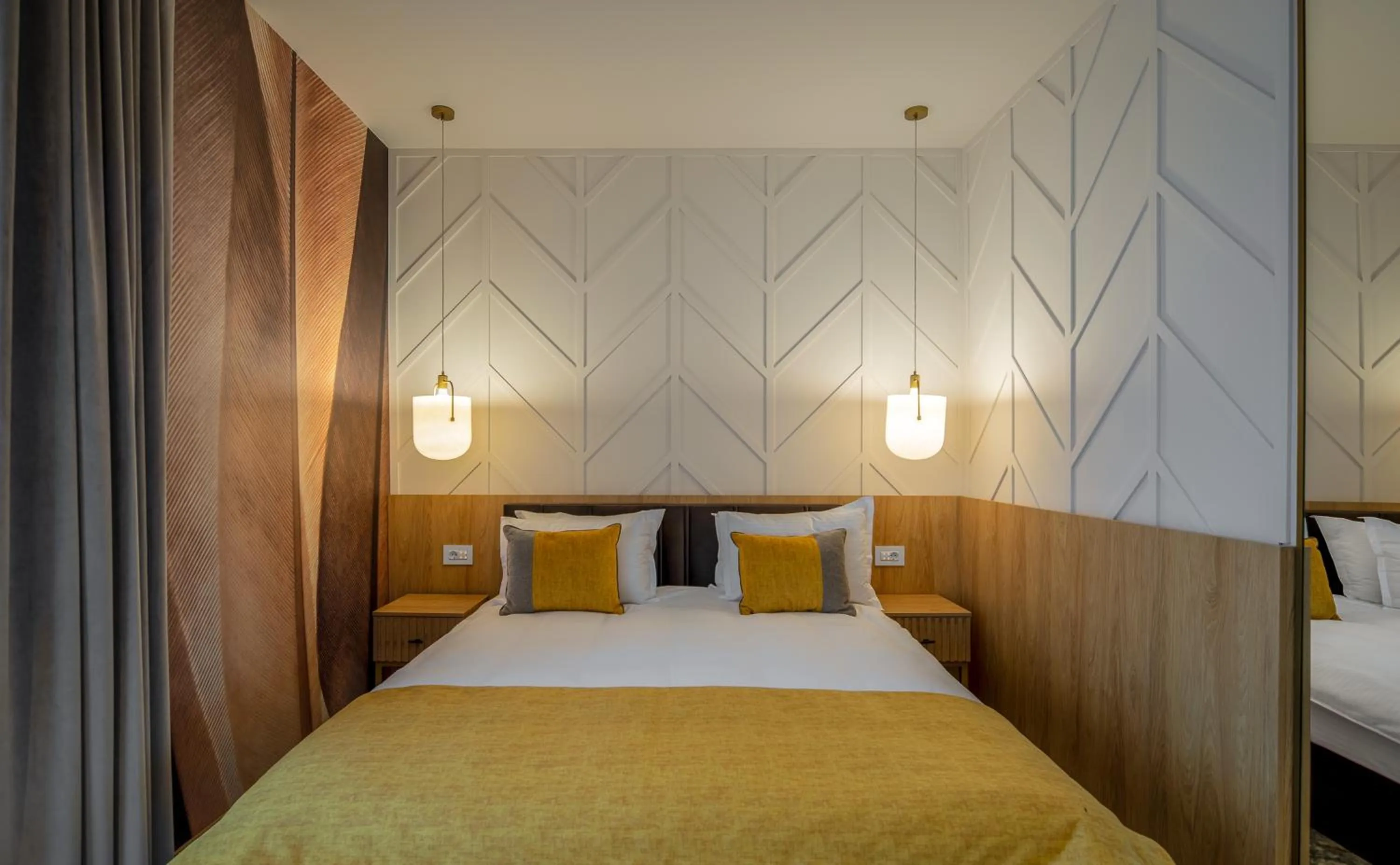 Bed in Hotel Branco Timisoara