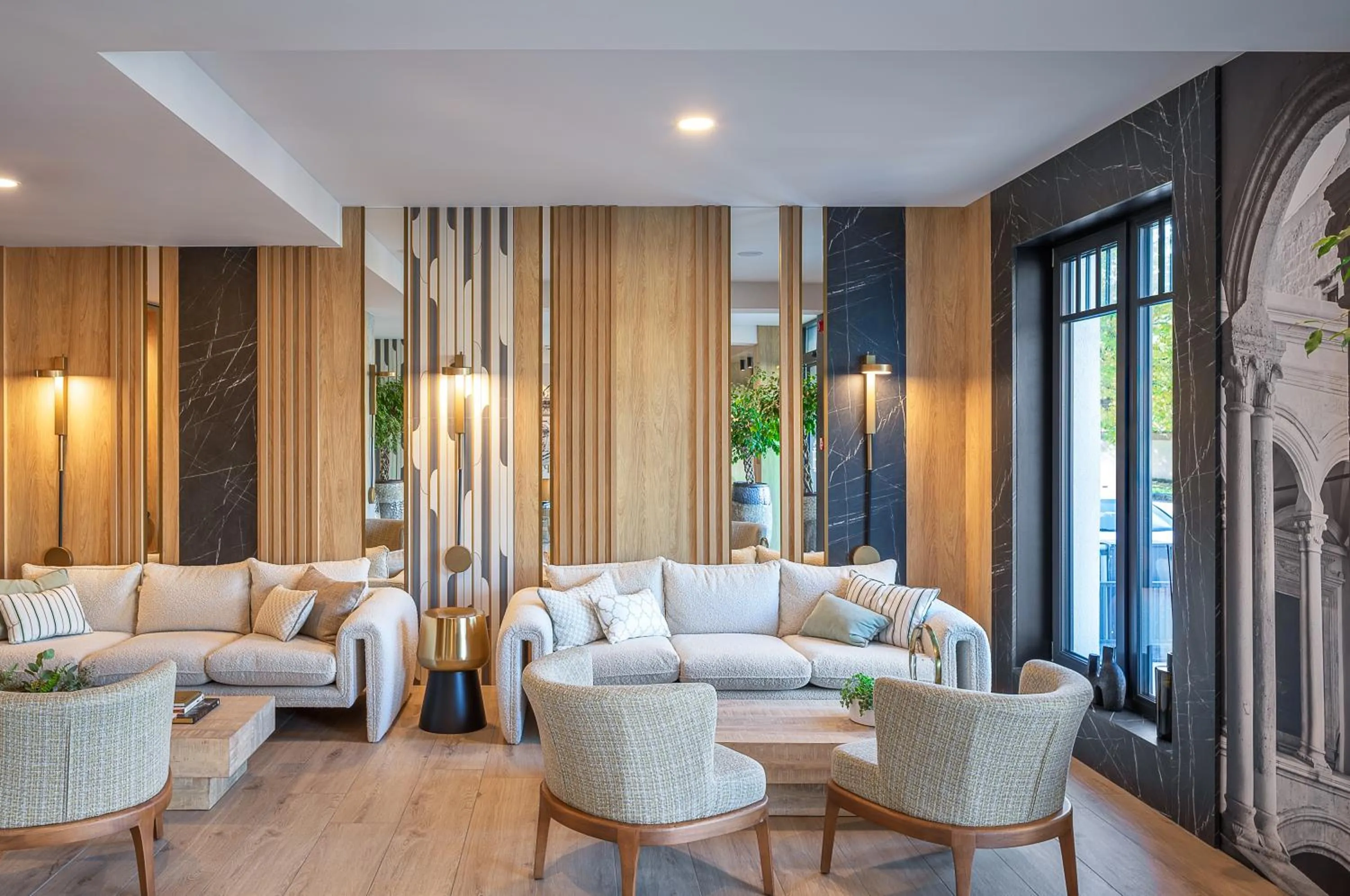 Lobby or reception in Hotel Branco Timisoara