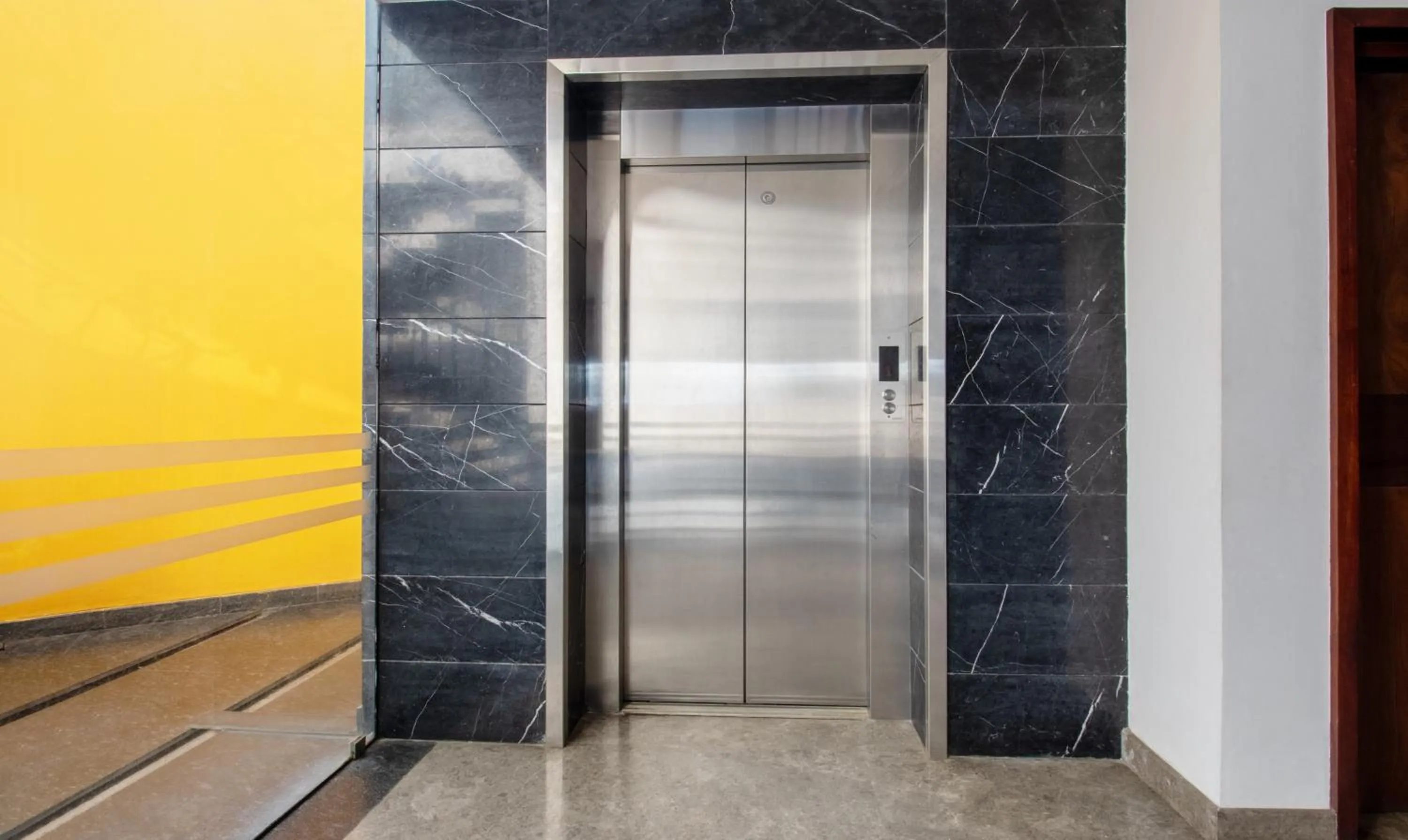 elevator in Treebo Brahma, Wayanad