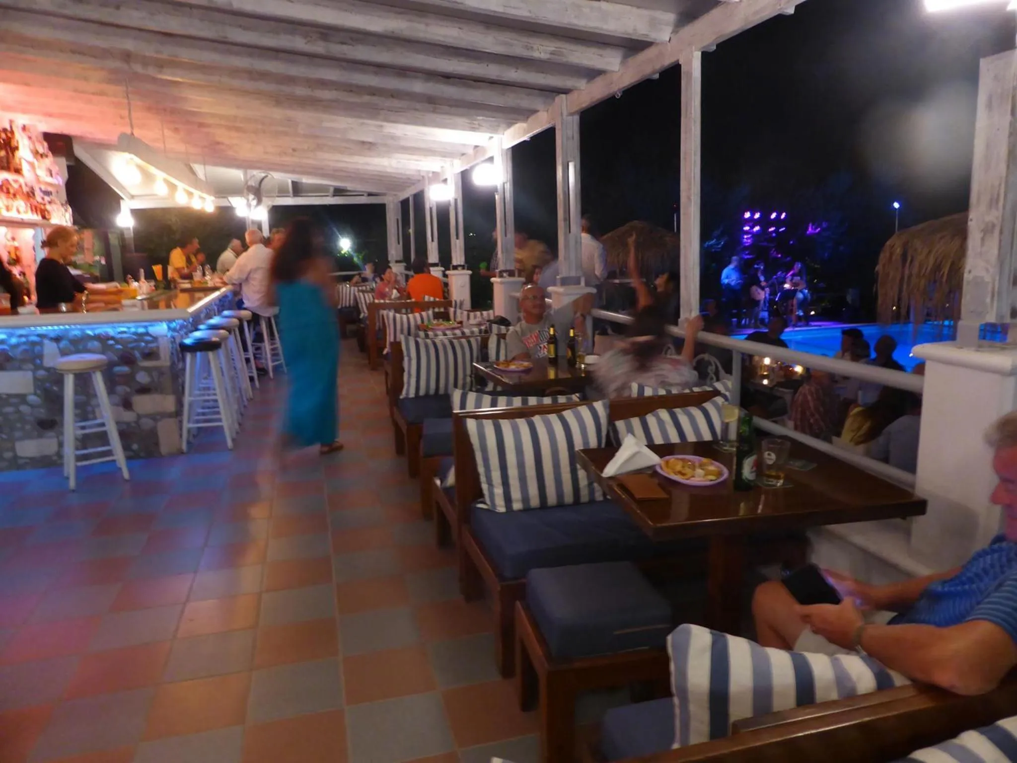 Communal lounge/ TV room in Blue Nest Hotel