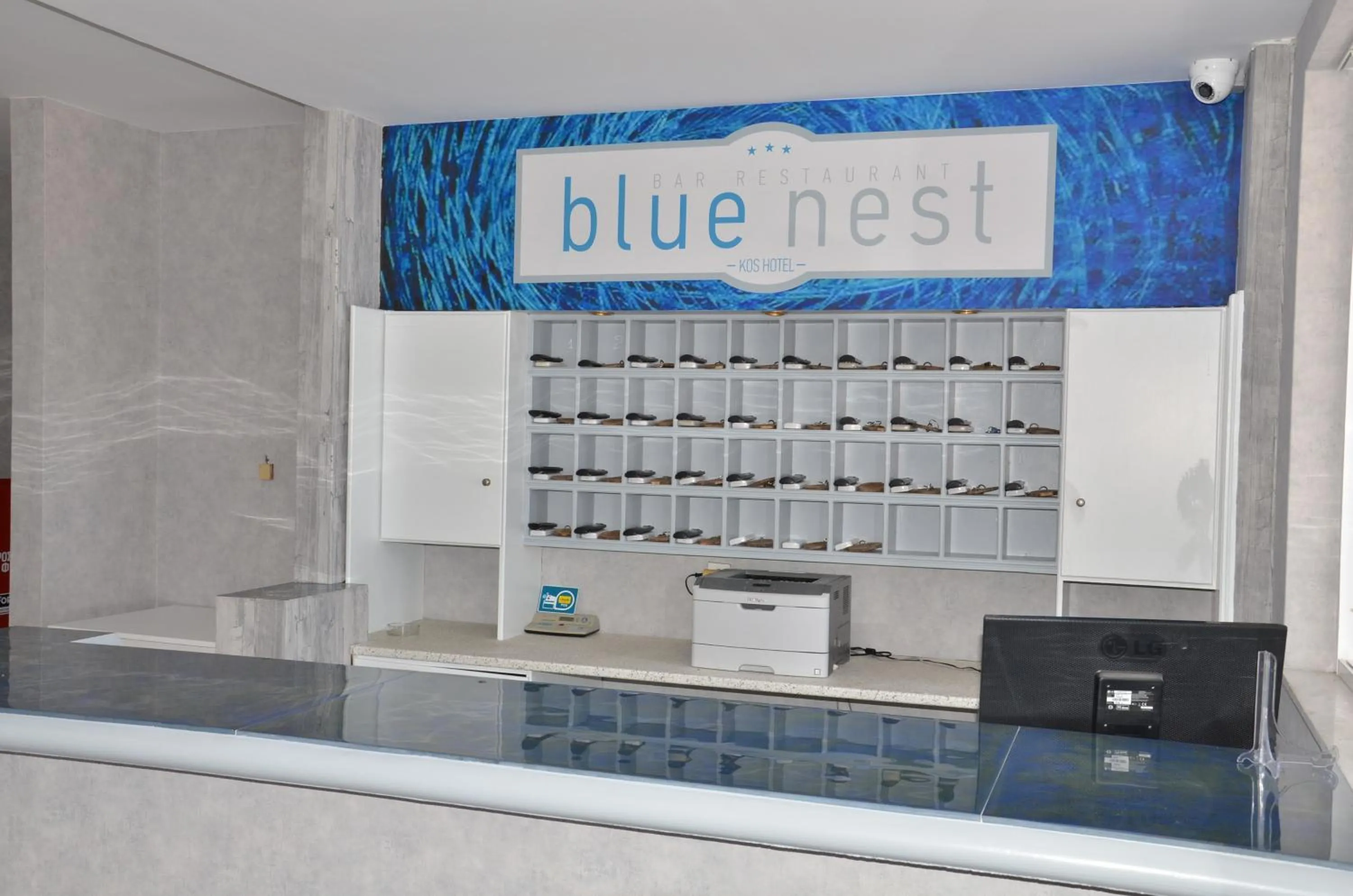 Lobby or reception in Blue Nest Hotel