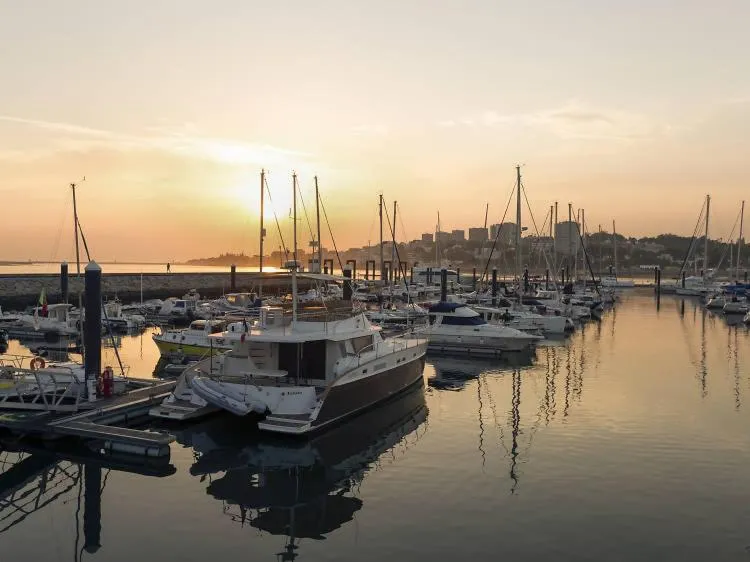 River view in Oporto, sea view and marina