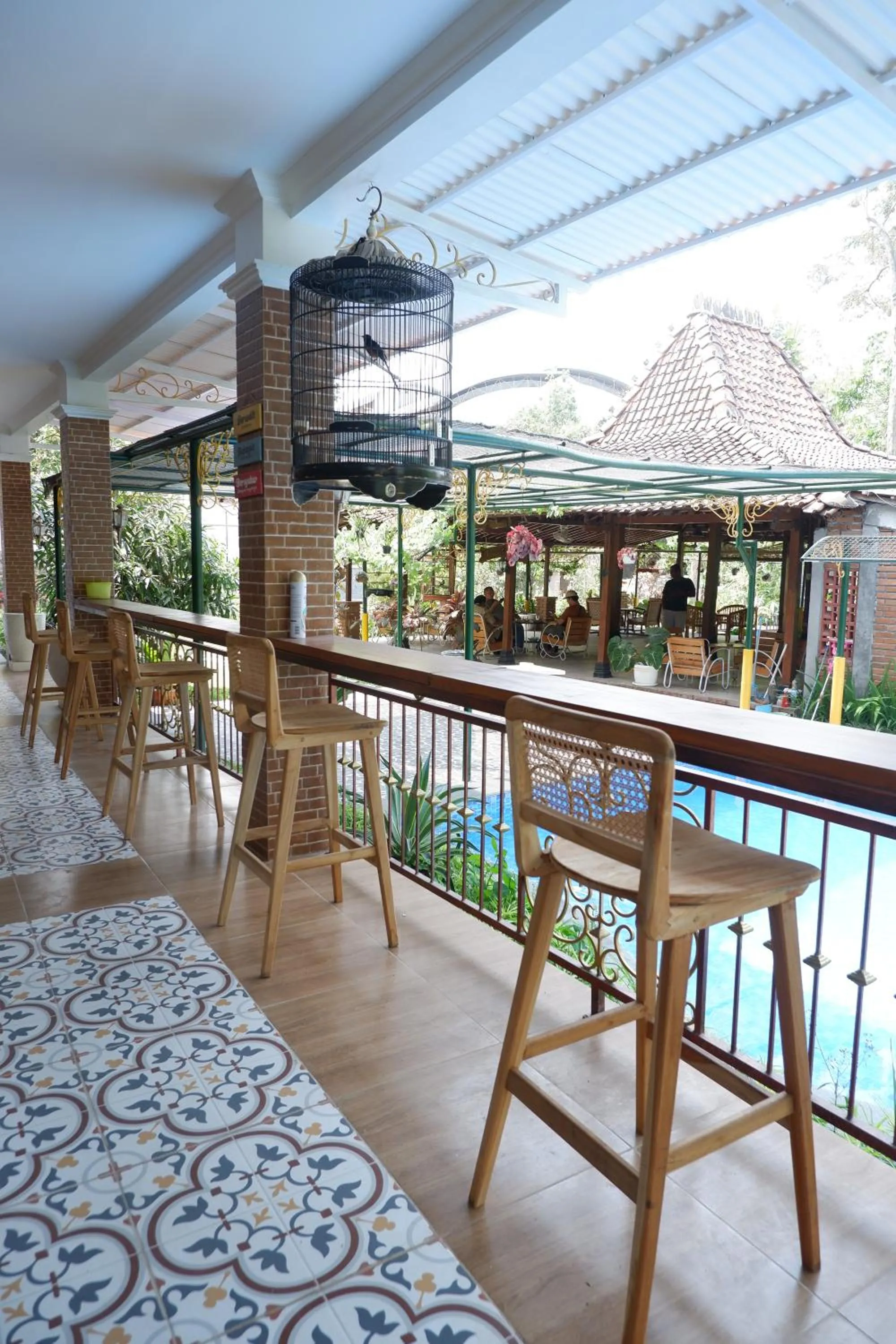Balcony/Terrace in Homestay Joglo Seruni Syariah