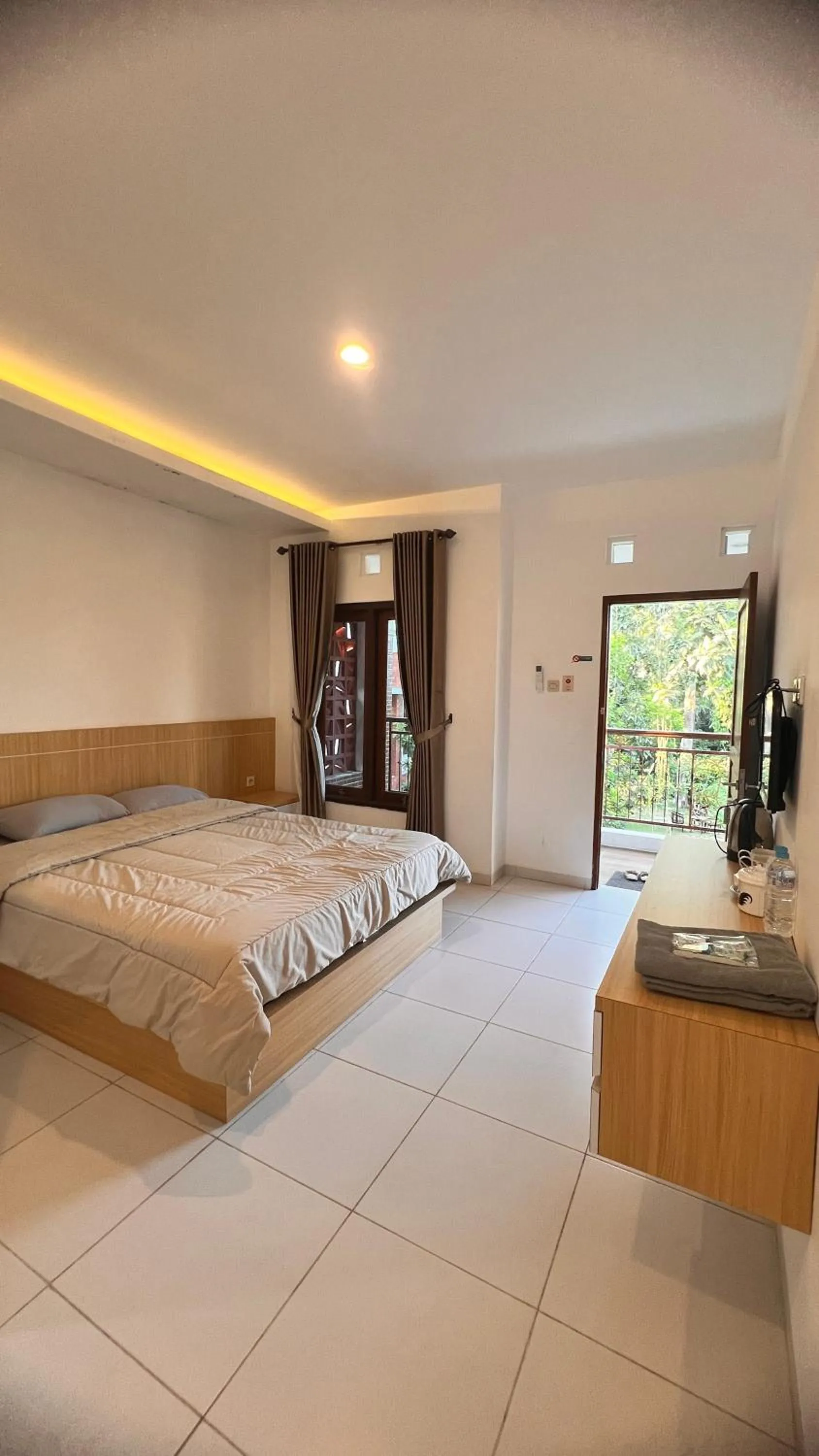 Bed in Homestay Joglo Seruni Syariah