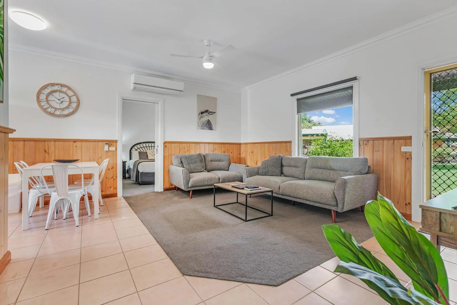 Living room in Murray River Resort