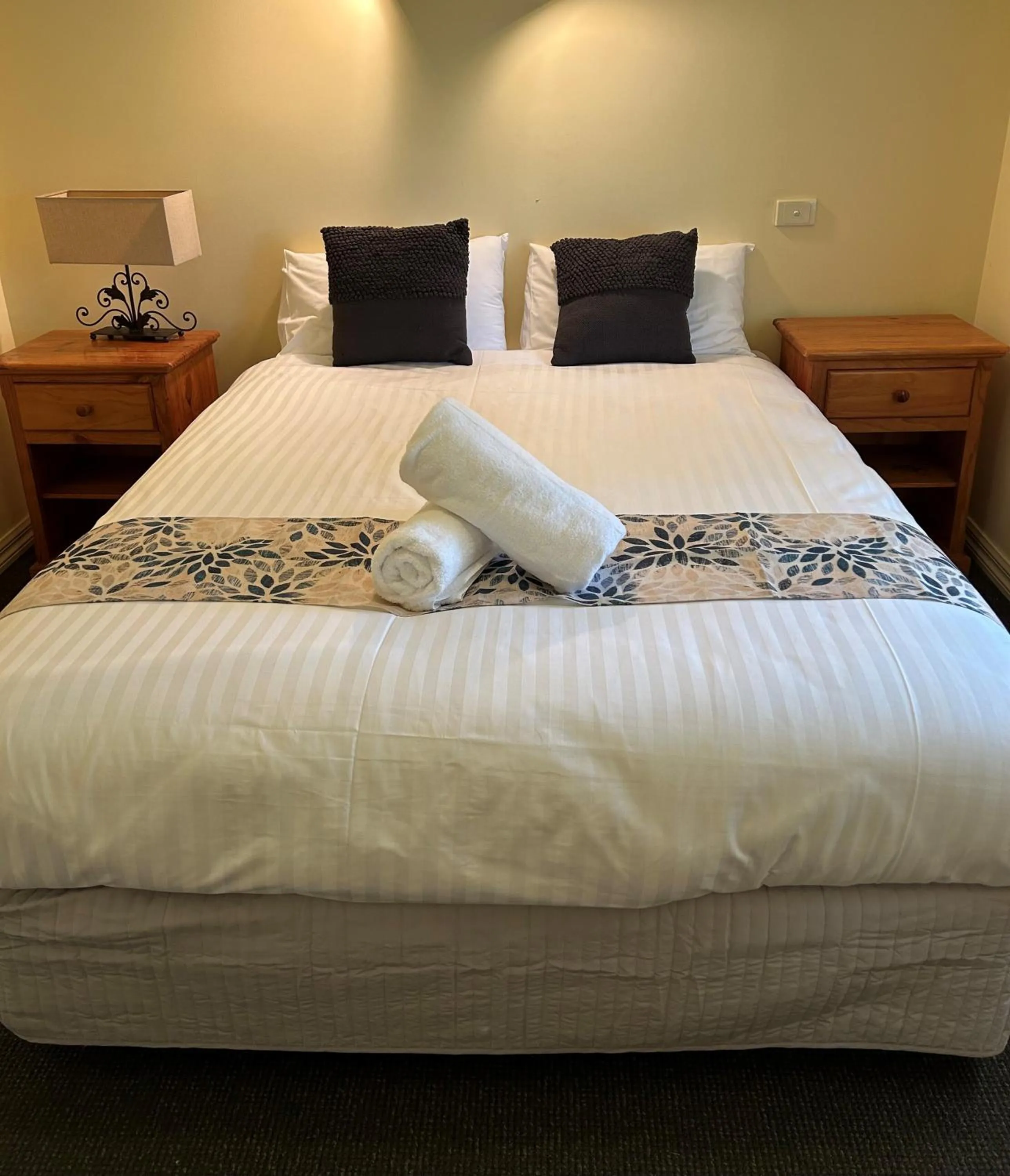 Bed in Murray River Resort