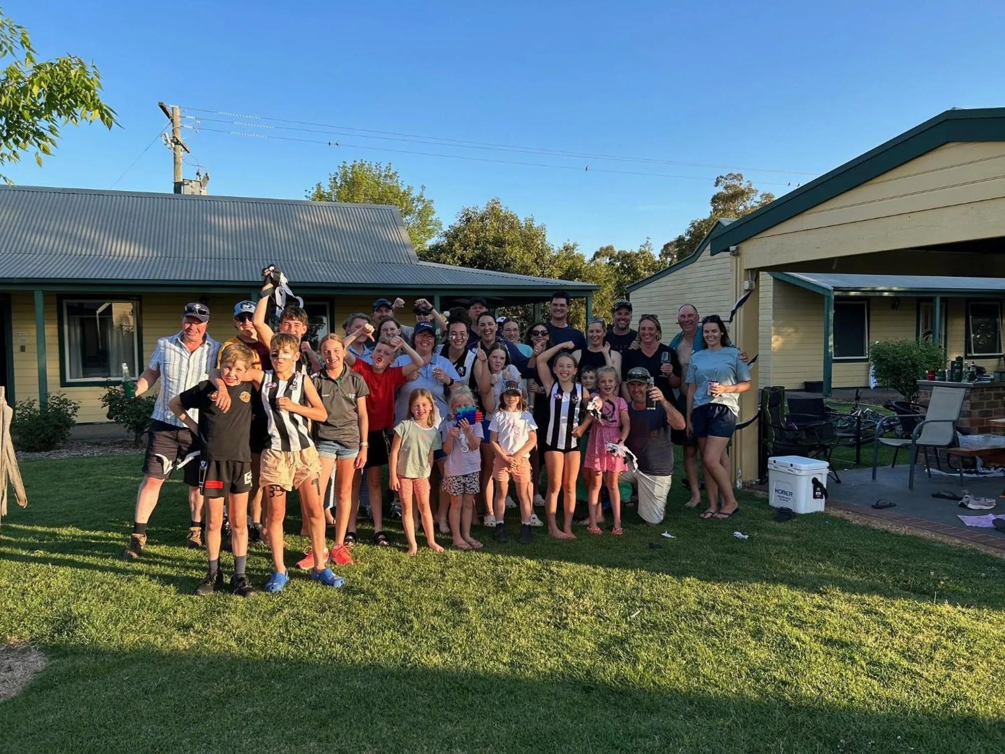 group of guests in Murray River Resort