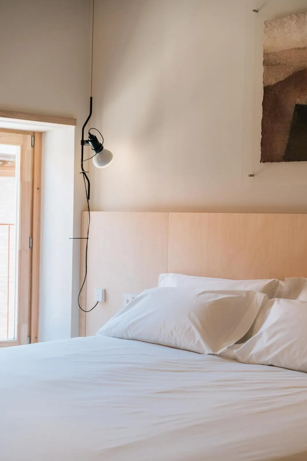 Bed in Hotel Santa Ana Tudela