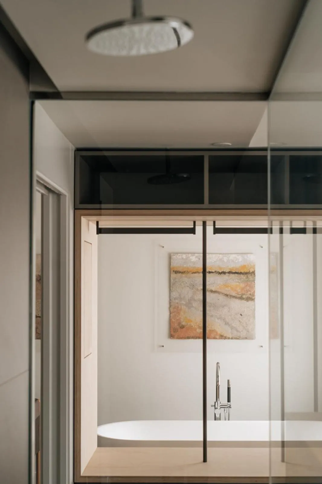 Shower in Hotel Santa Ana Tudela