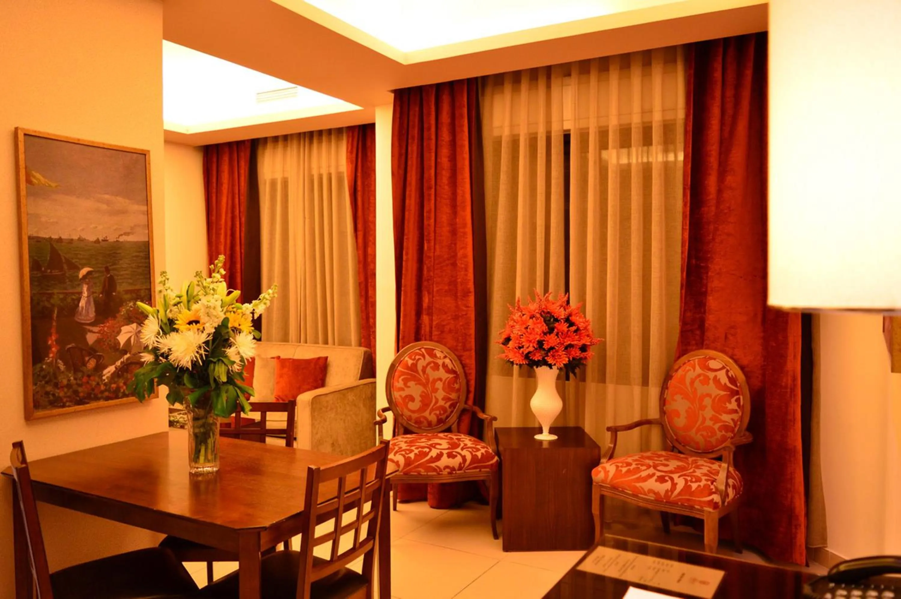 Living room in Nadine Hotel Suites