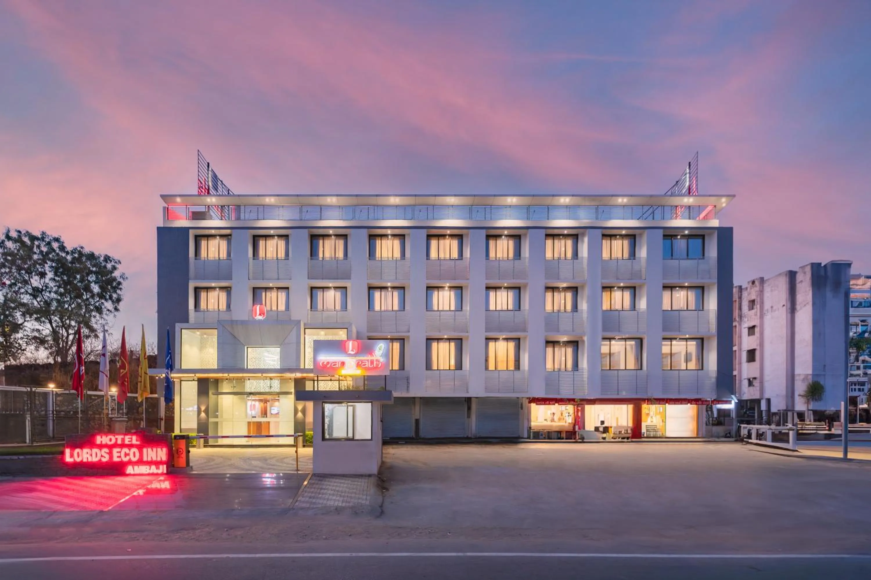 Property building in Lords Eco Inn, Ambaji