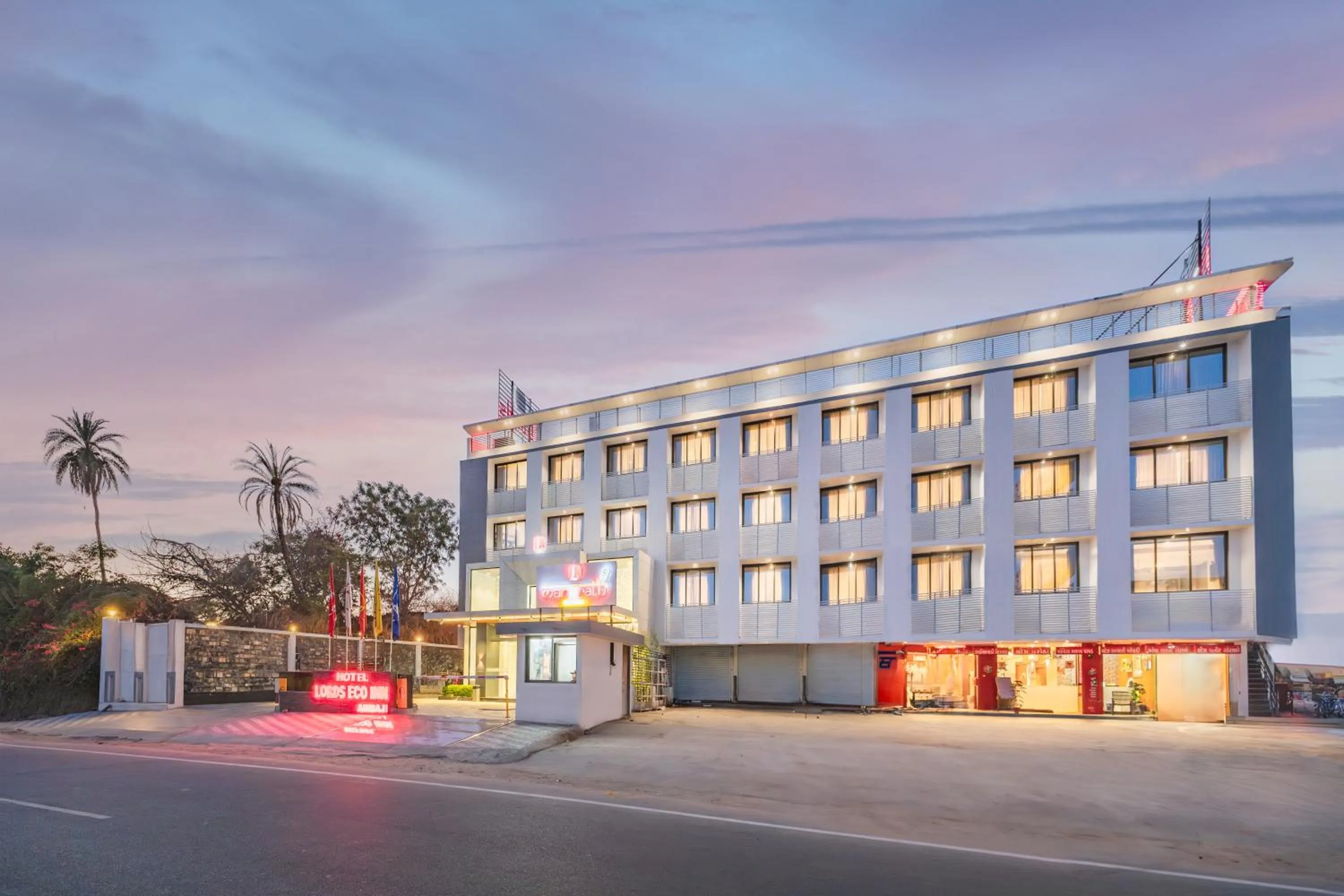 Property building in Lords Eco Inn, Ambaji