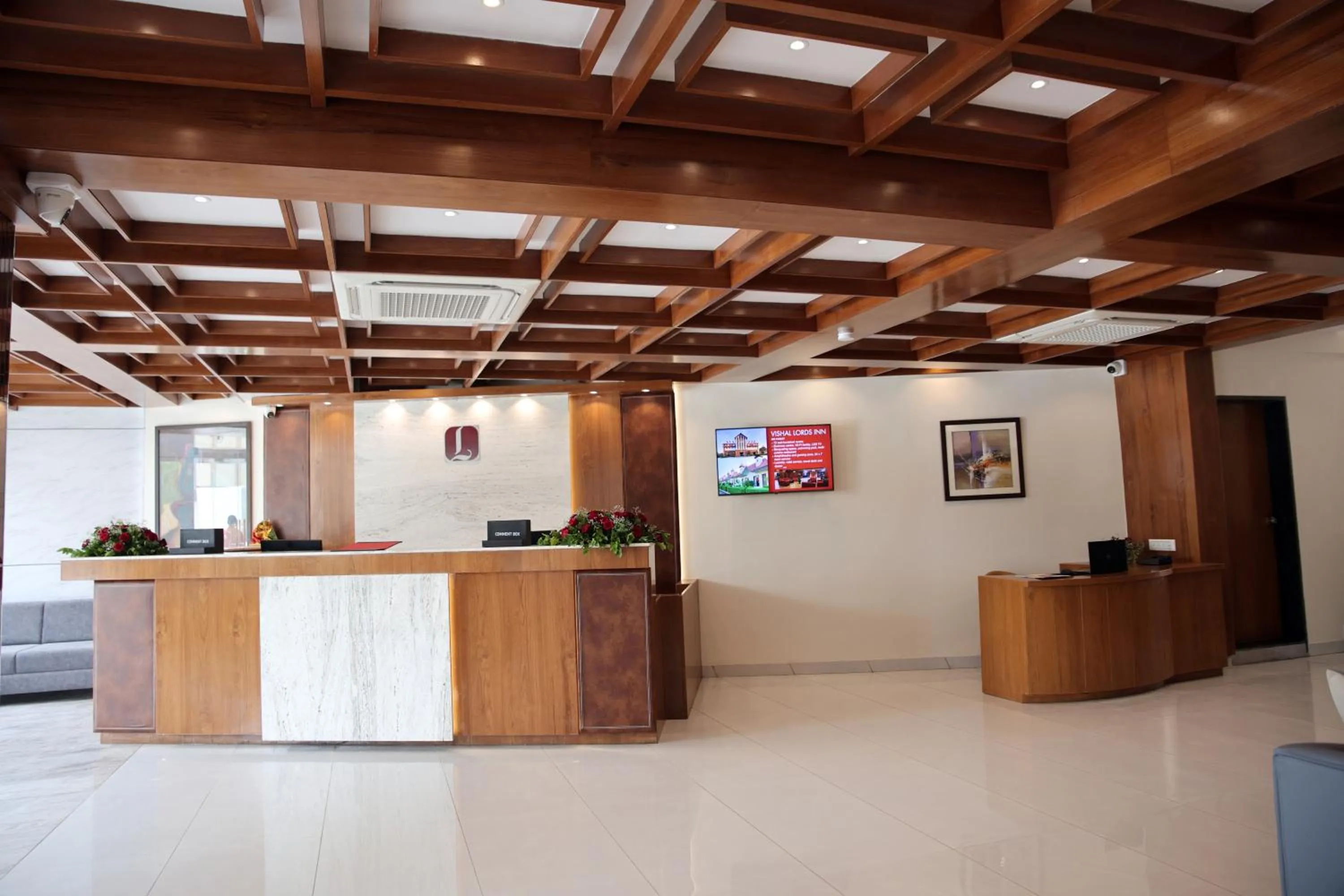 Lobby or reception in Lords Eco Inn, Ambaji