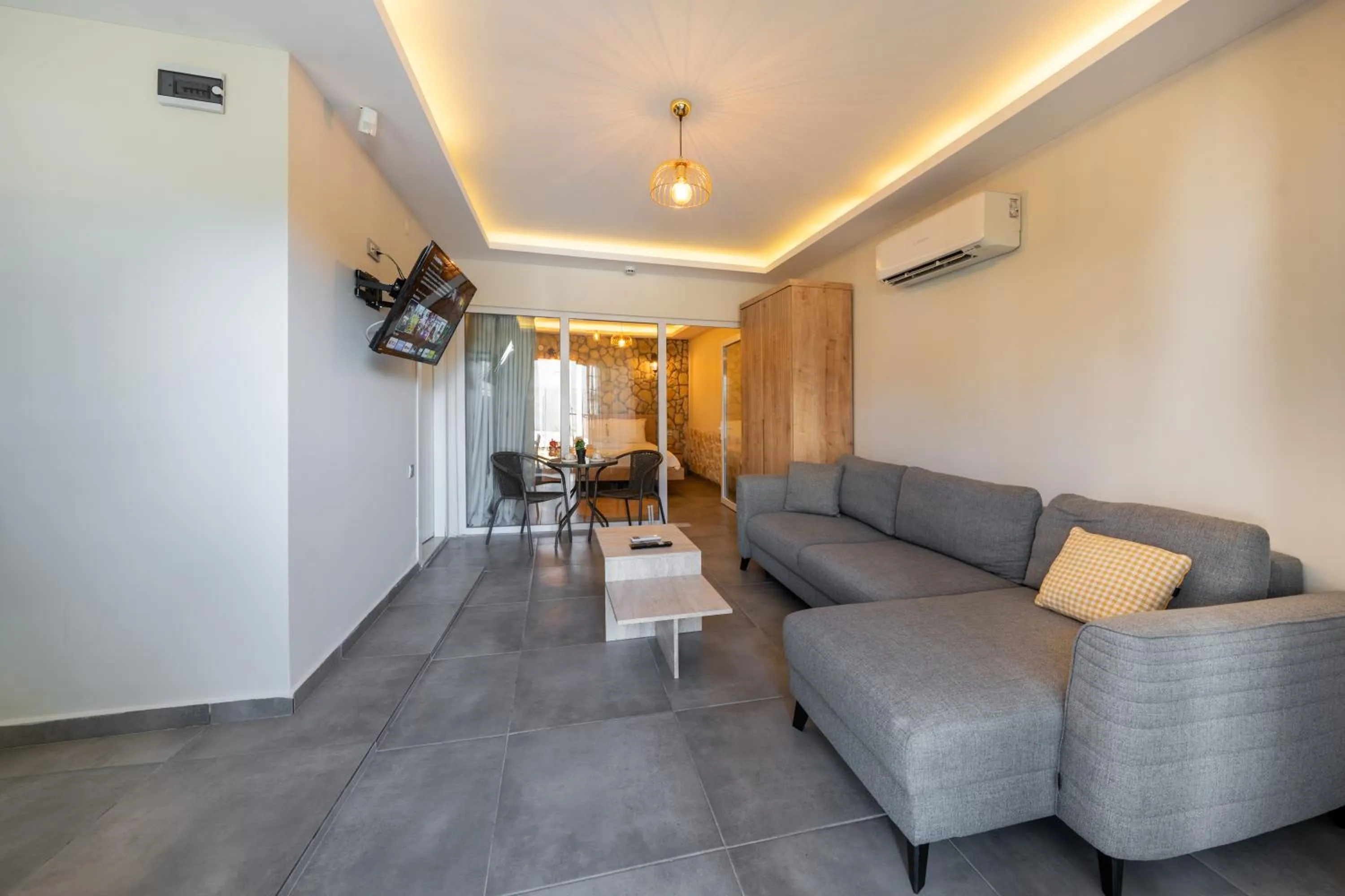 Seating area in Soul House Kuşadası