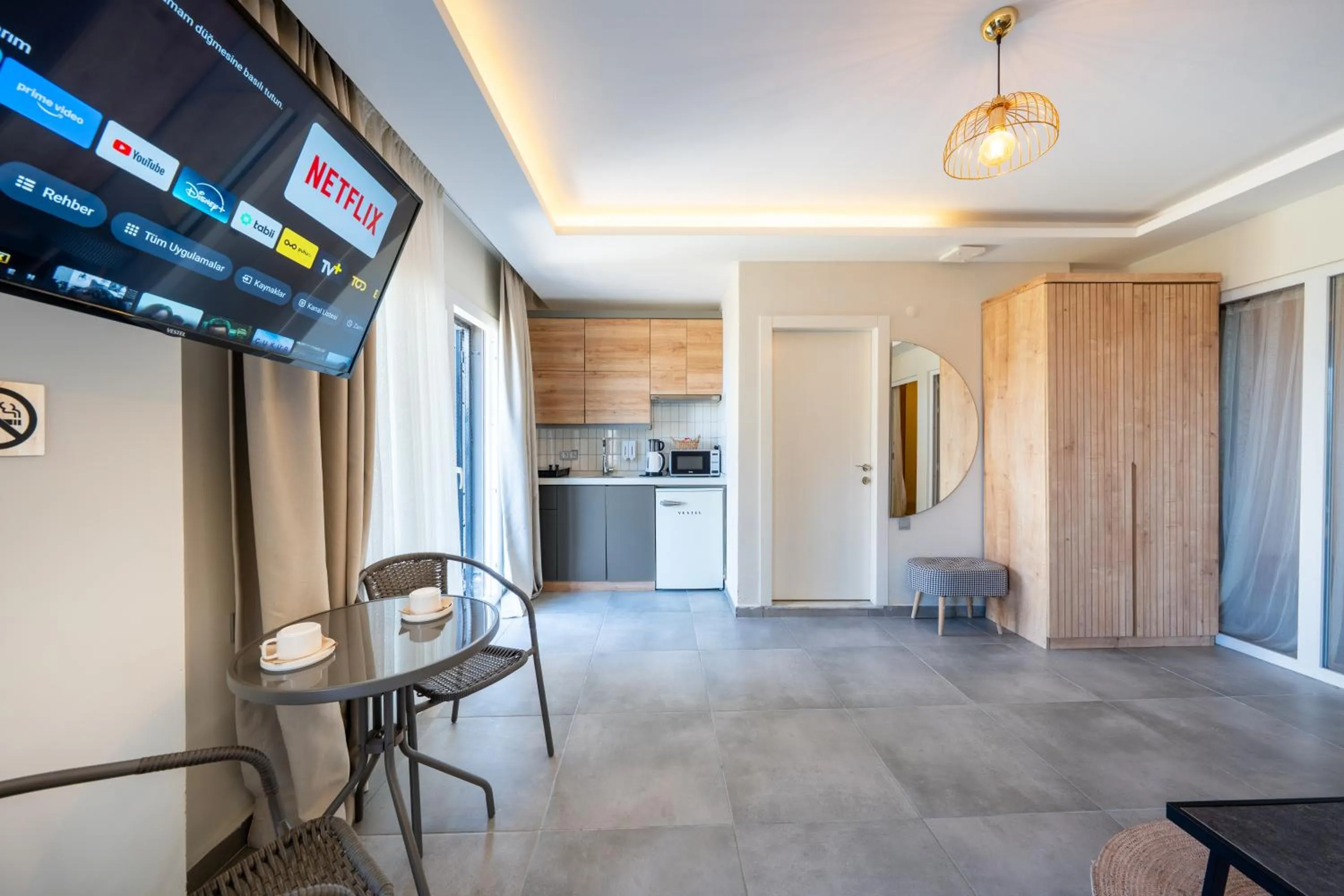 Seating area in Soul House Kuşadası