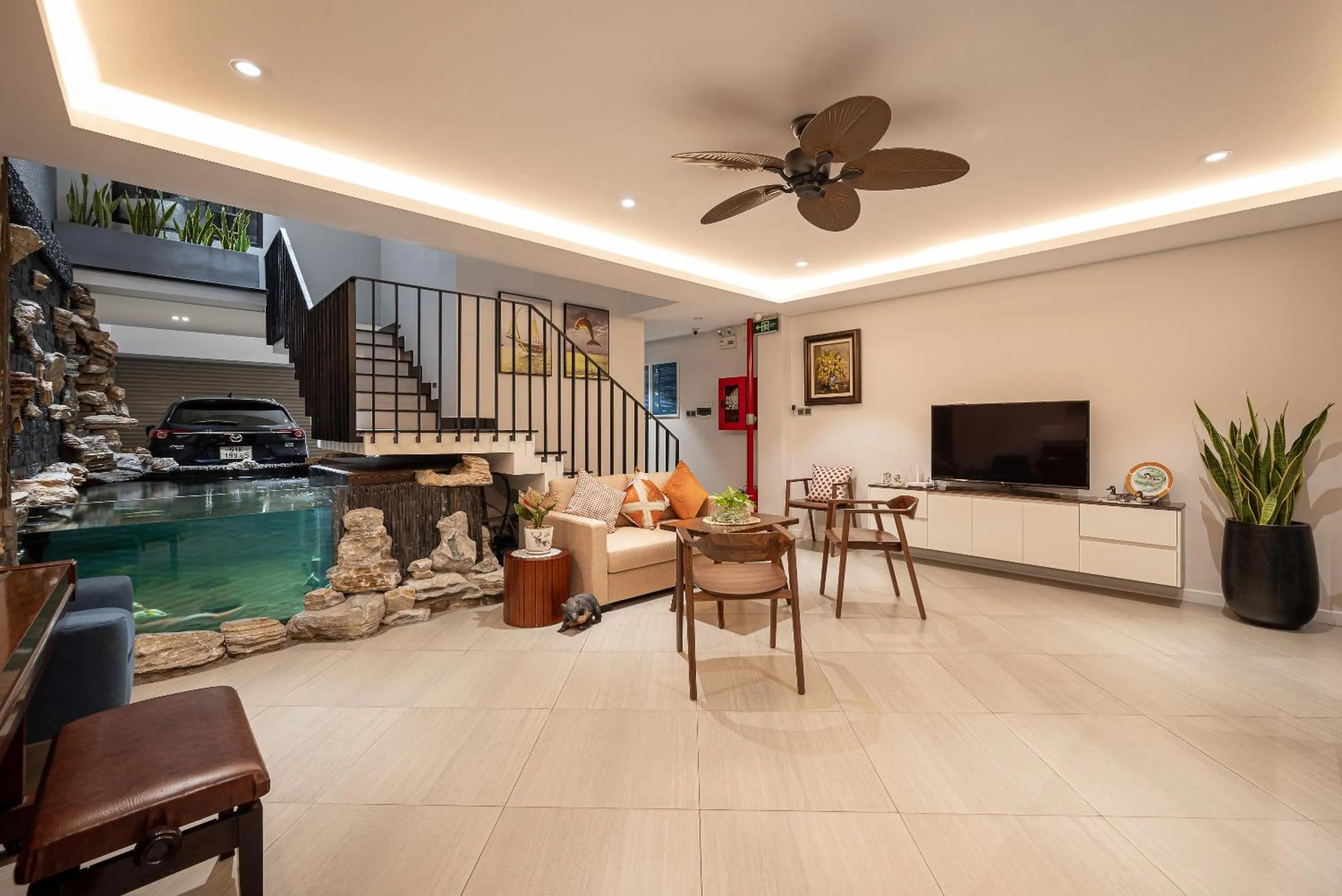 Living room in Cozrum Homes - Kena House