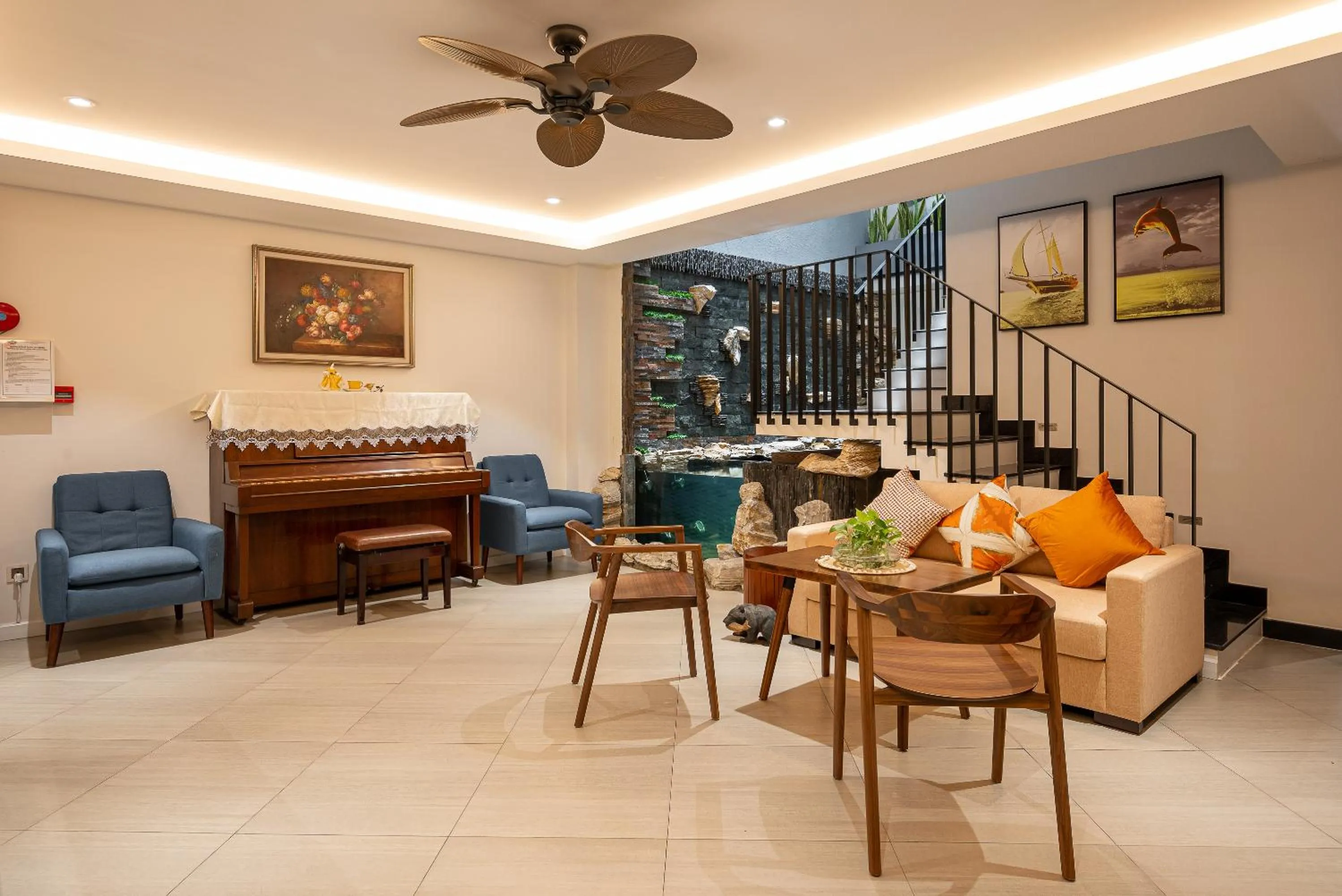 Living room in Cozrum Homes - Kena House