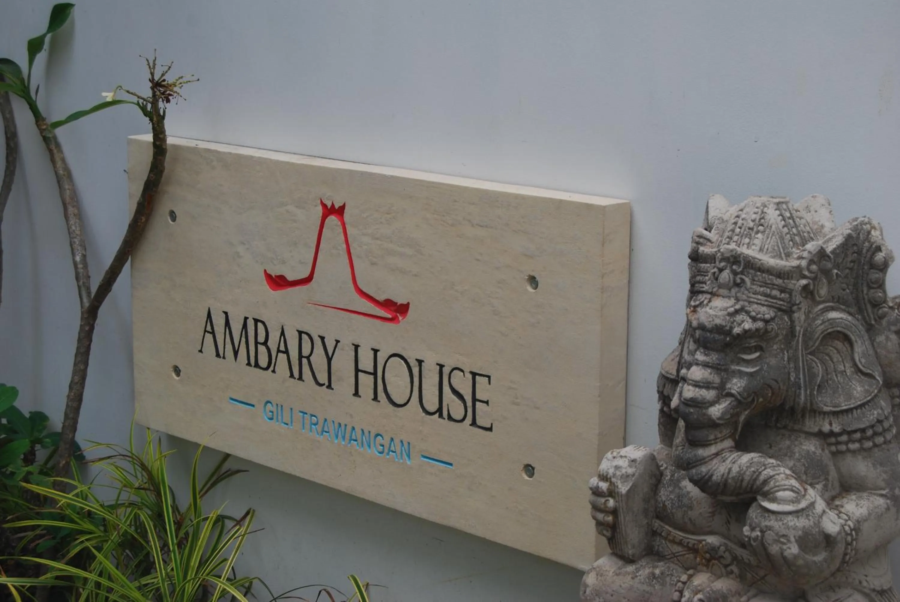 Facade/entrance in Ambary House Gili Trawangan- 2 BR Private Villa, Pool
