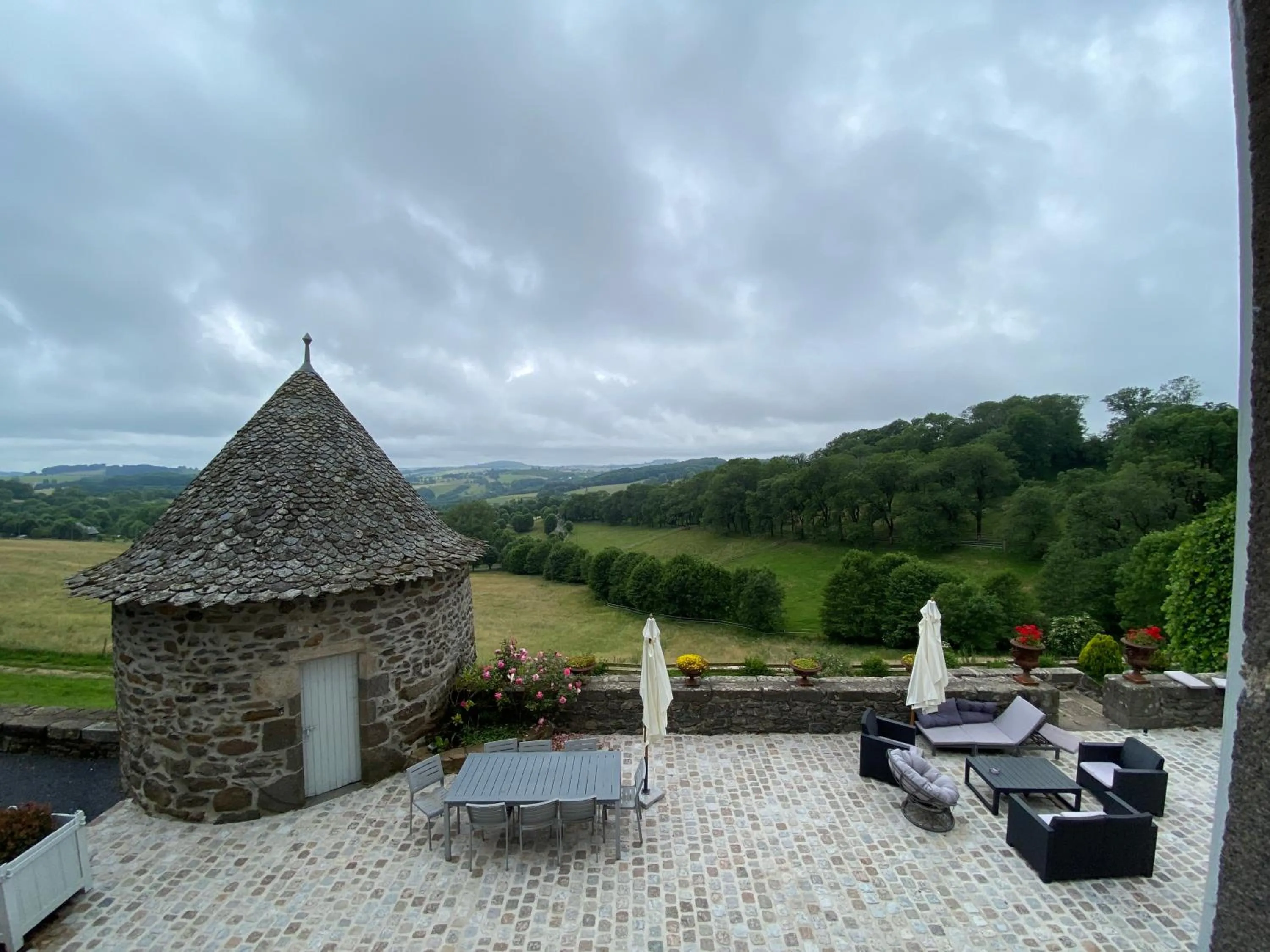 Mountain view in Château du Puech