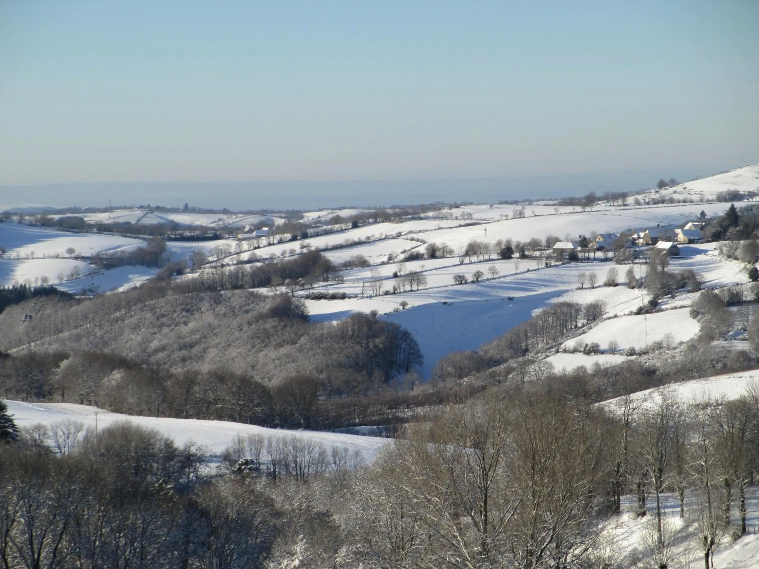 Winter in Château du Puech