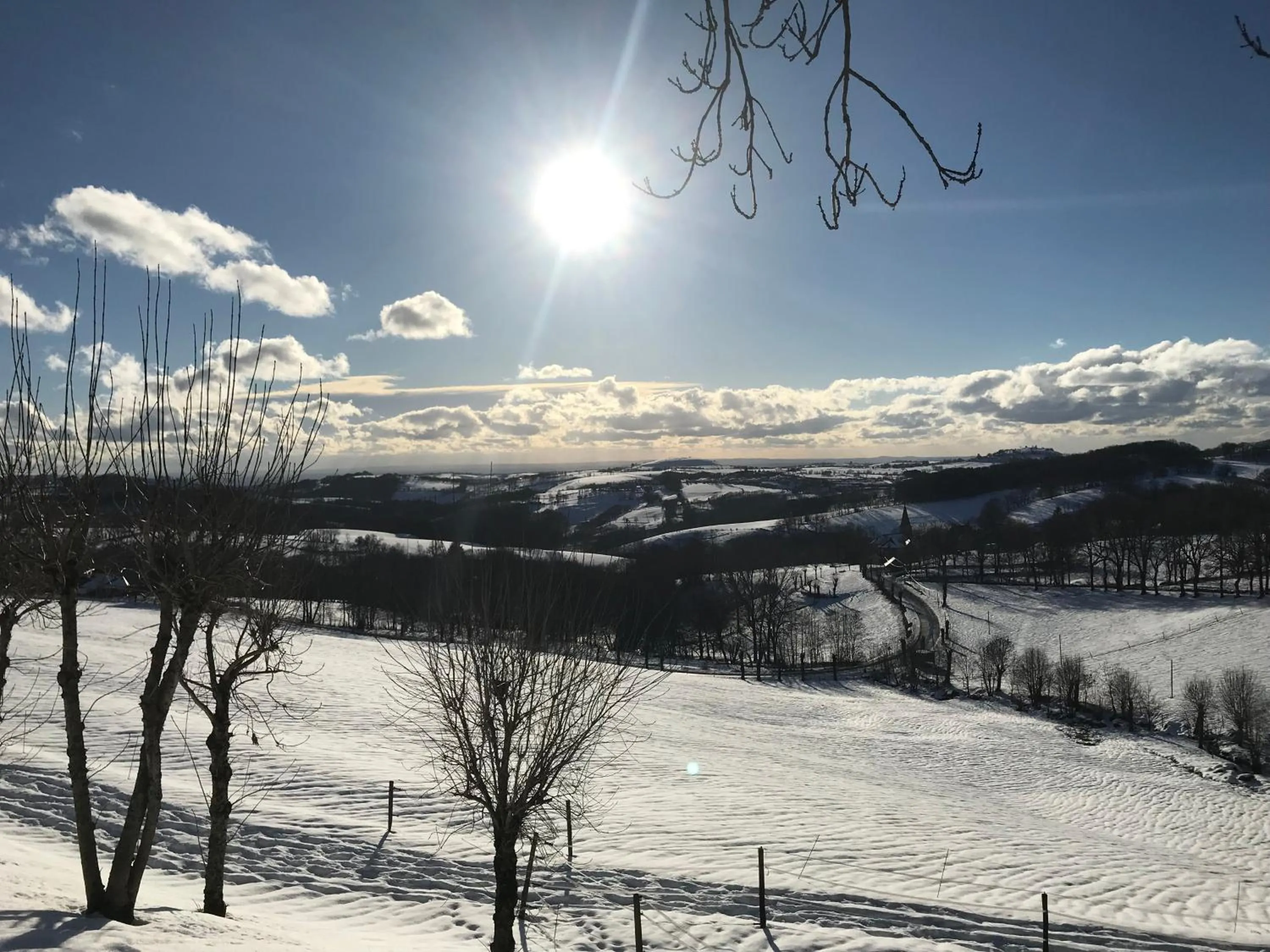 Winter in Château du Puech