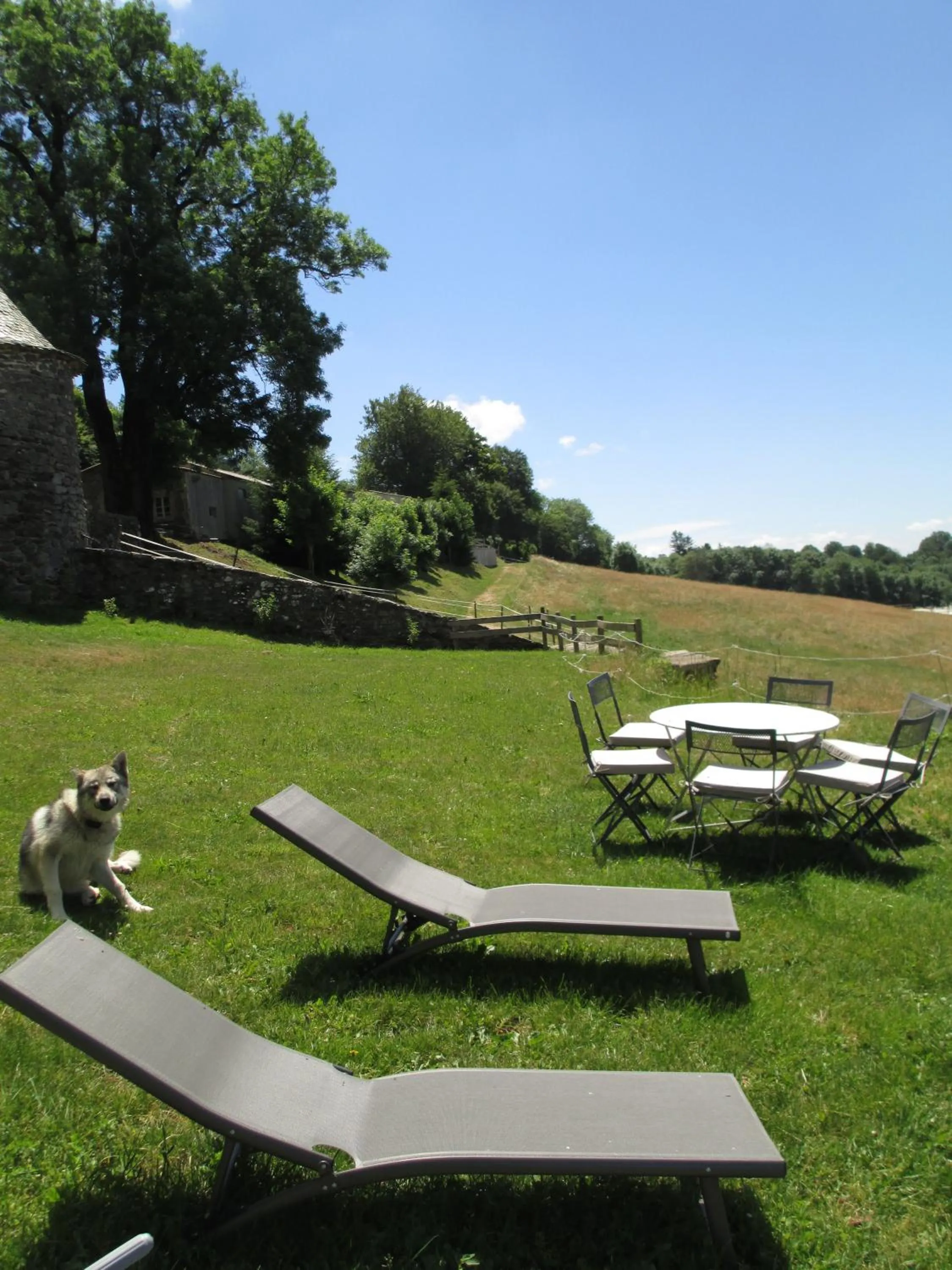 Patio in Château du Puech