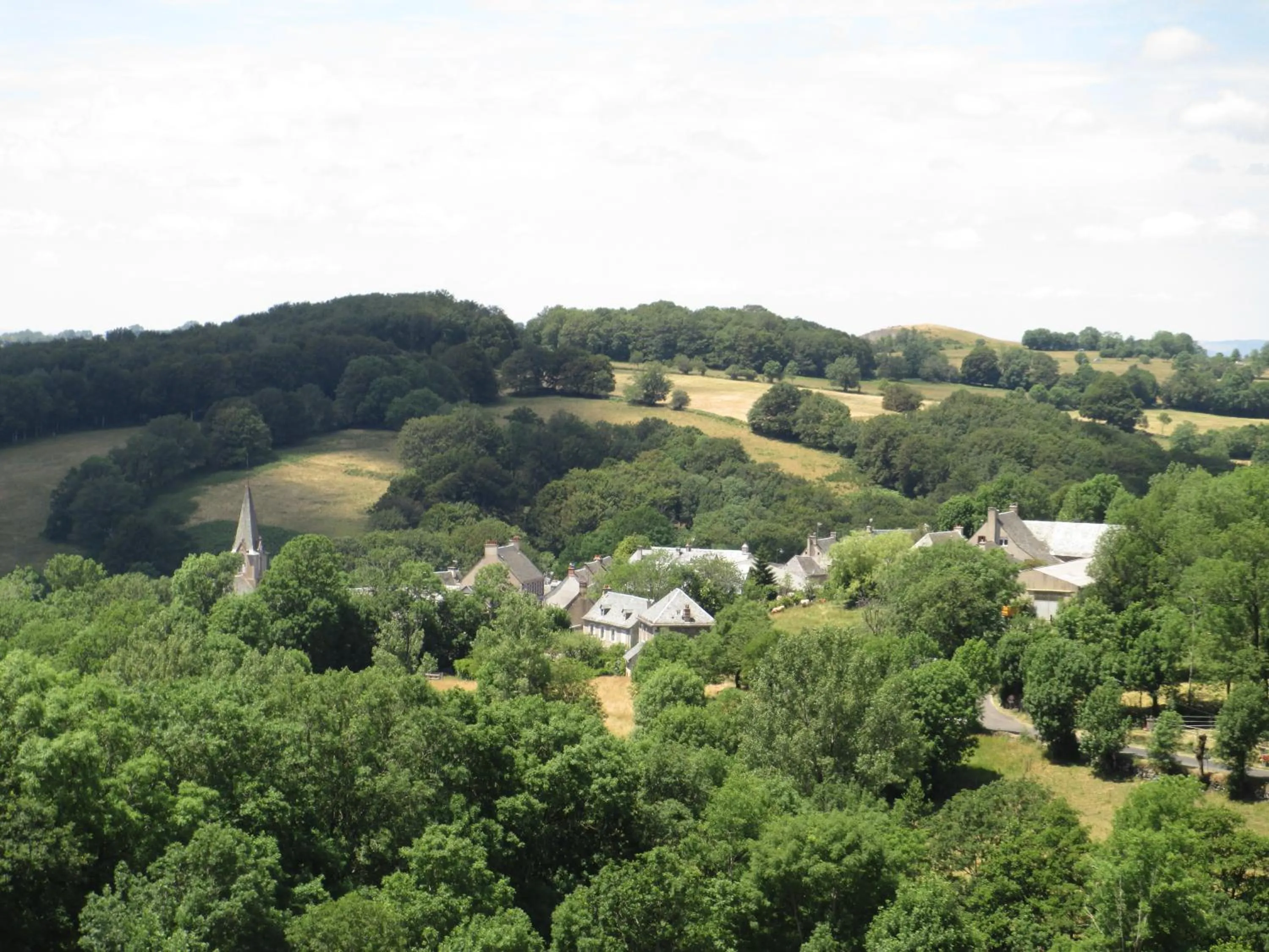 View (from property/room) in Château du Puech
