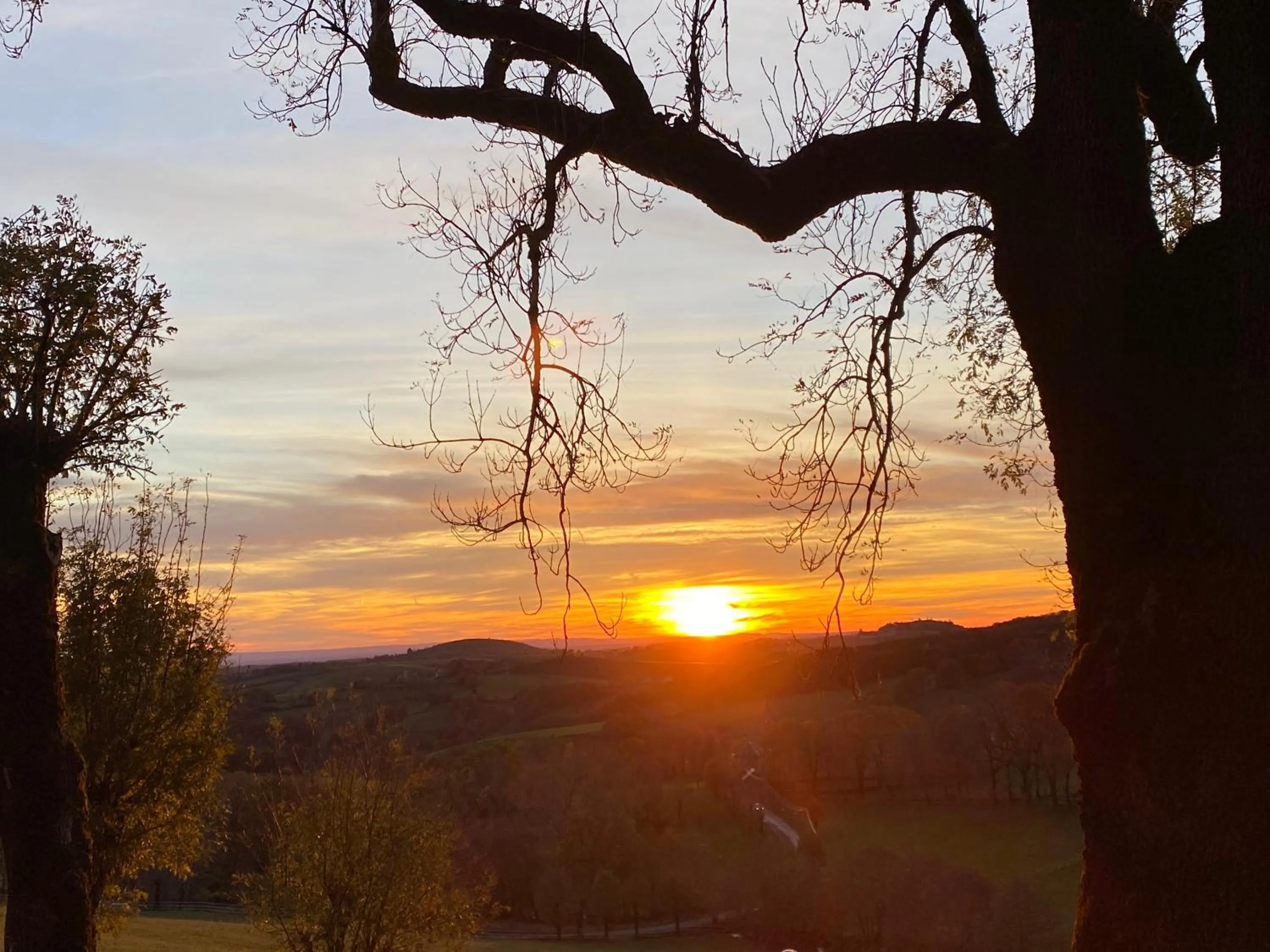 Natural landscape in Château du Puech