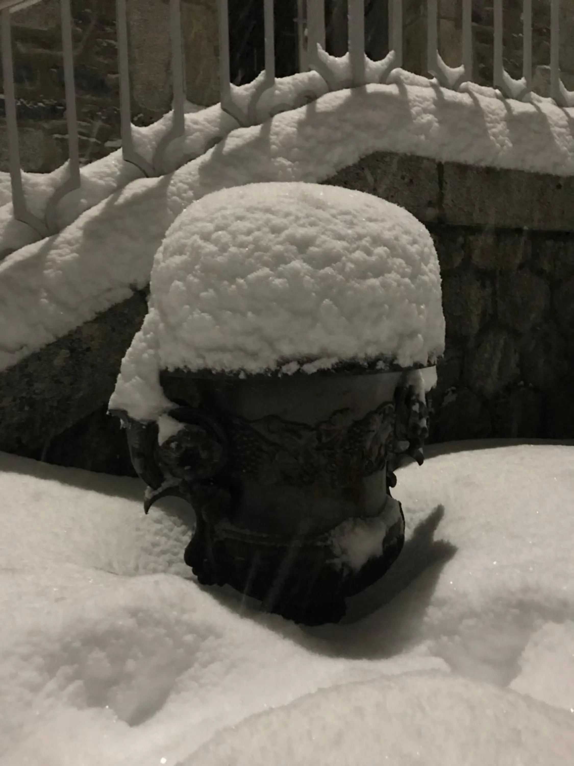 Winter in Château du Puech