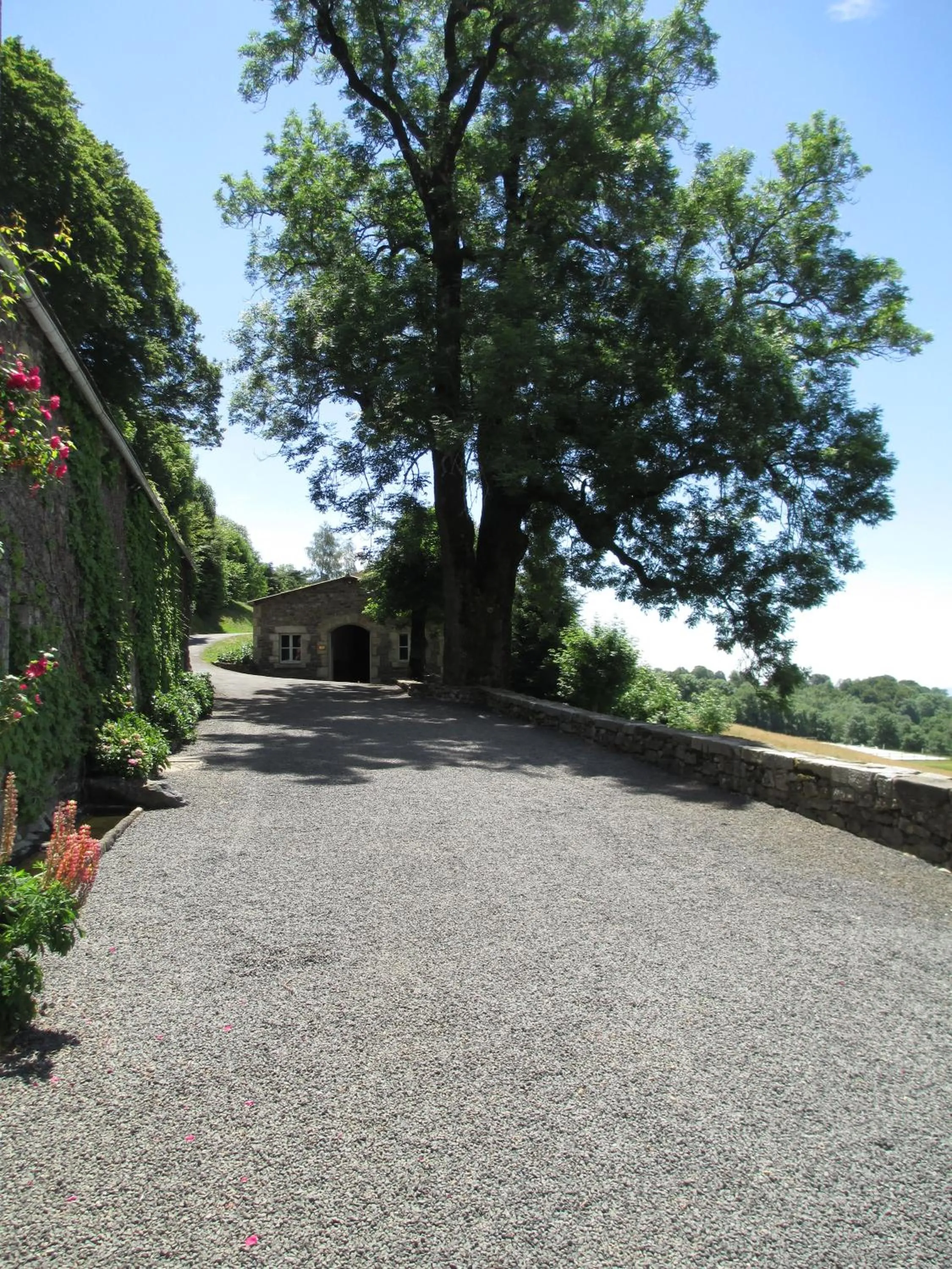 Facade/entrance in Château du Puech