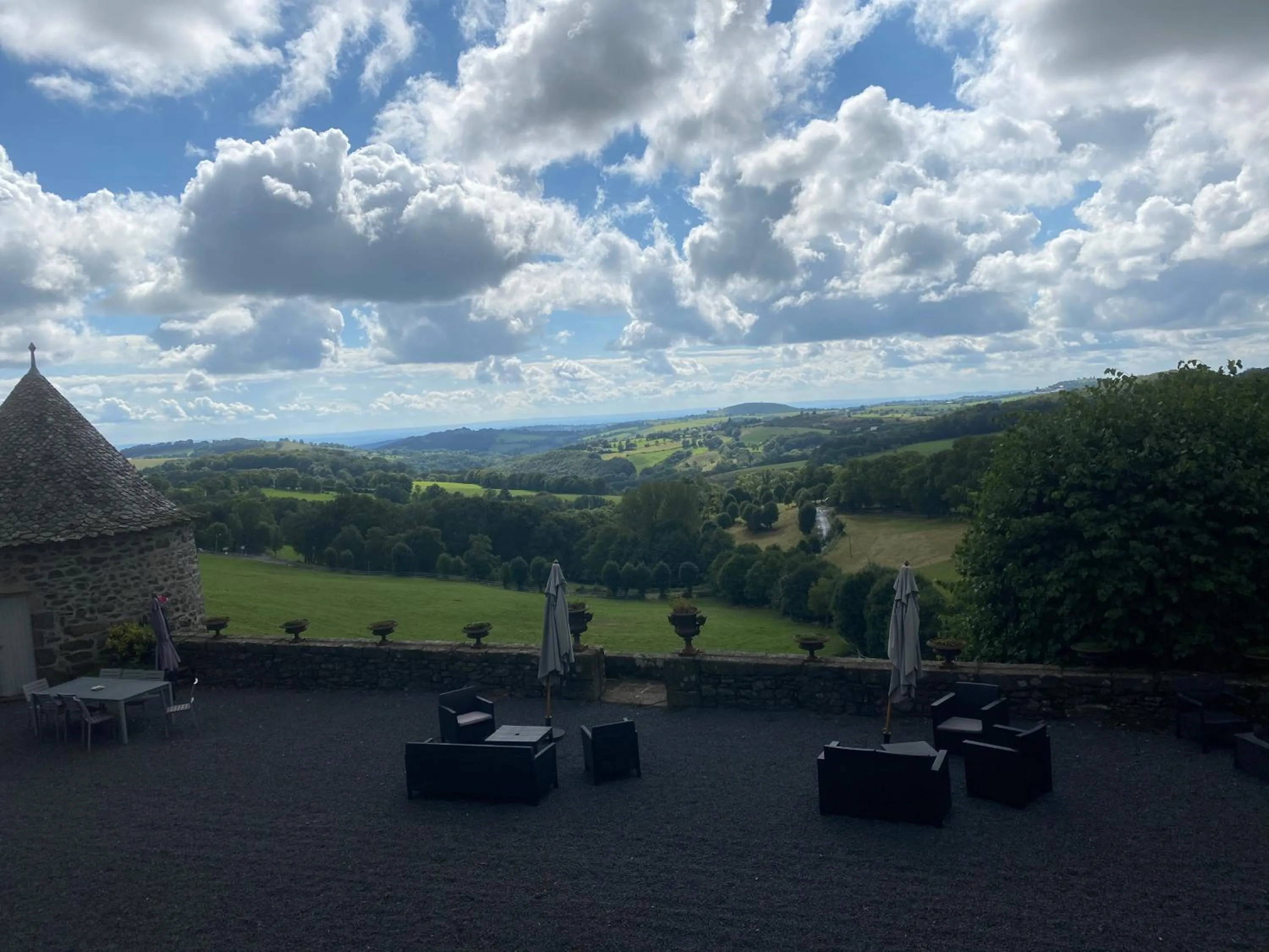 Natural landscape in Château du Puech