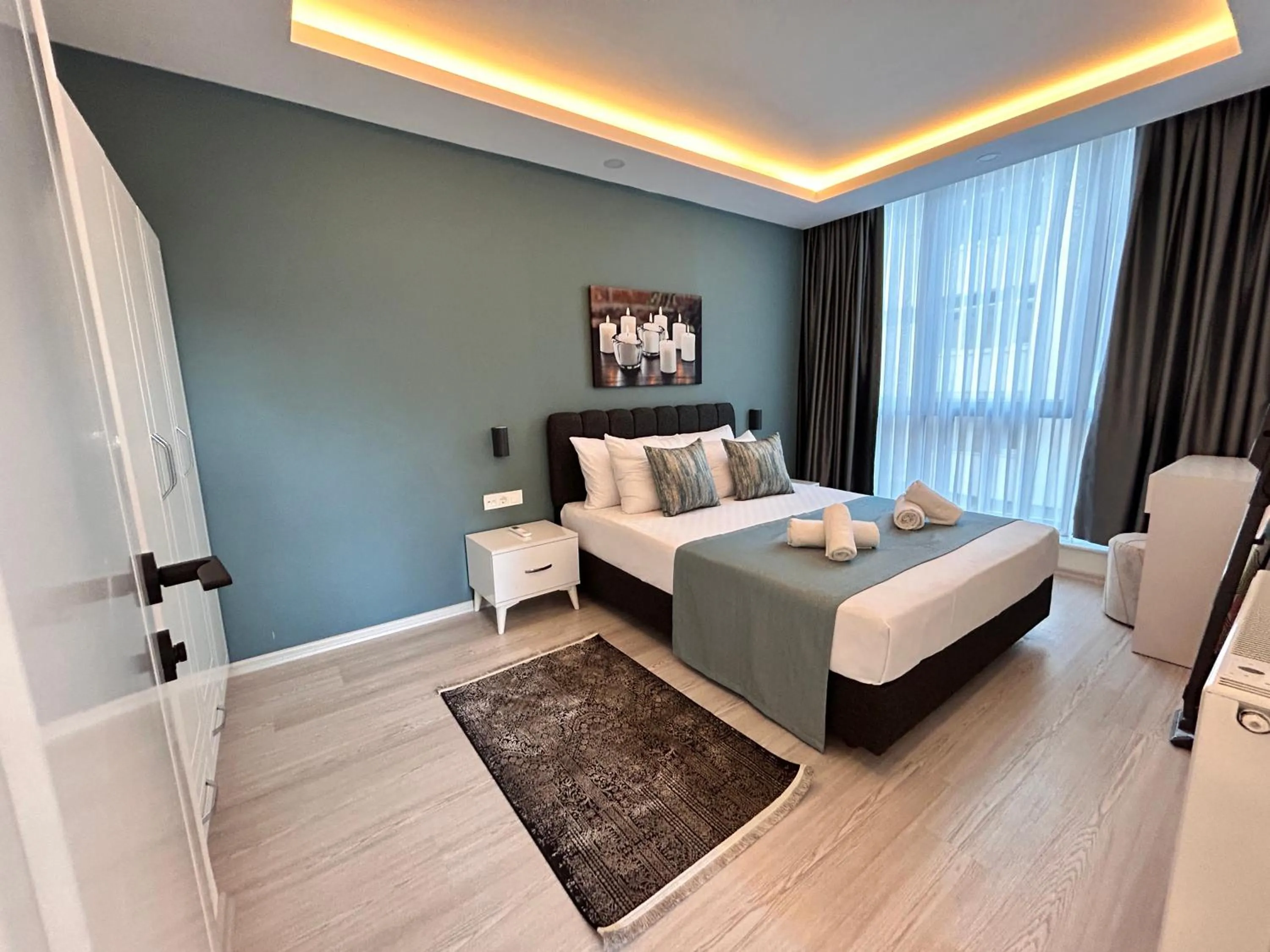 Bedroom, Bed in HADRİANS TOWER
